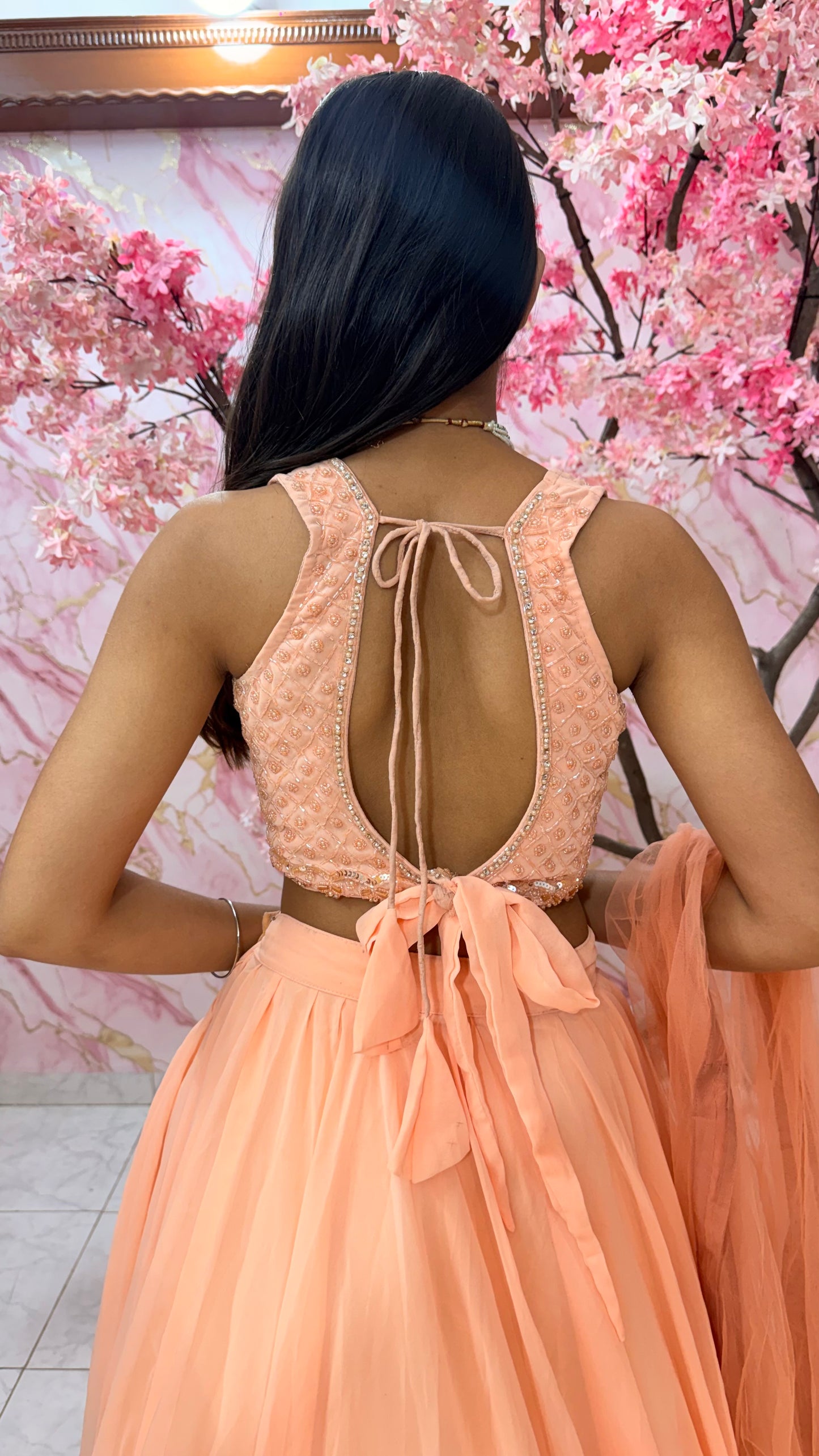 Embellished wedding lehenga 4035