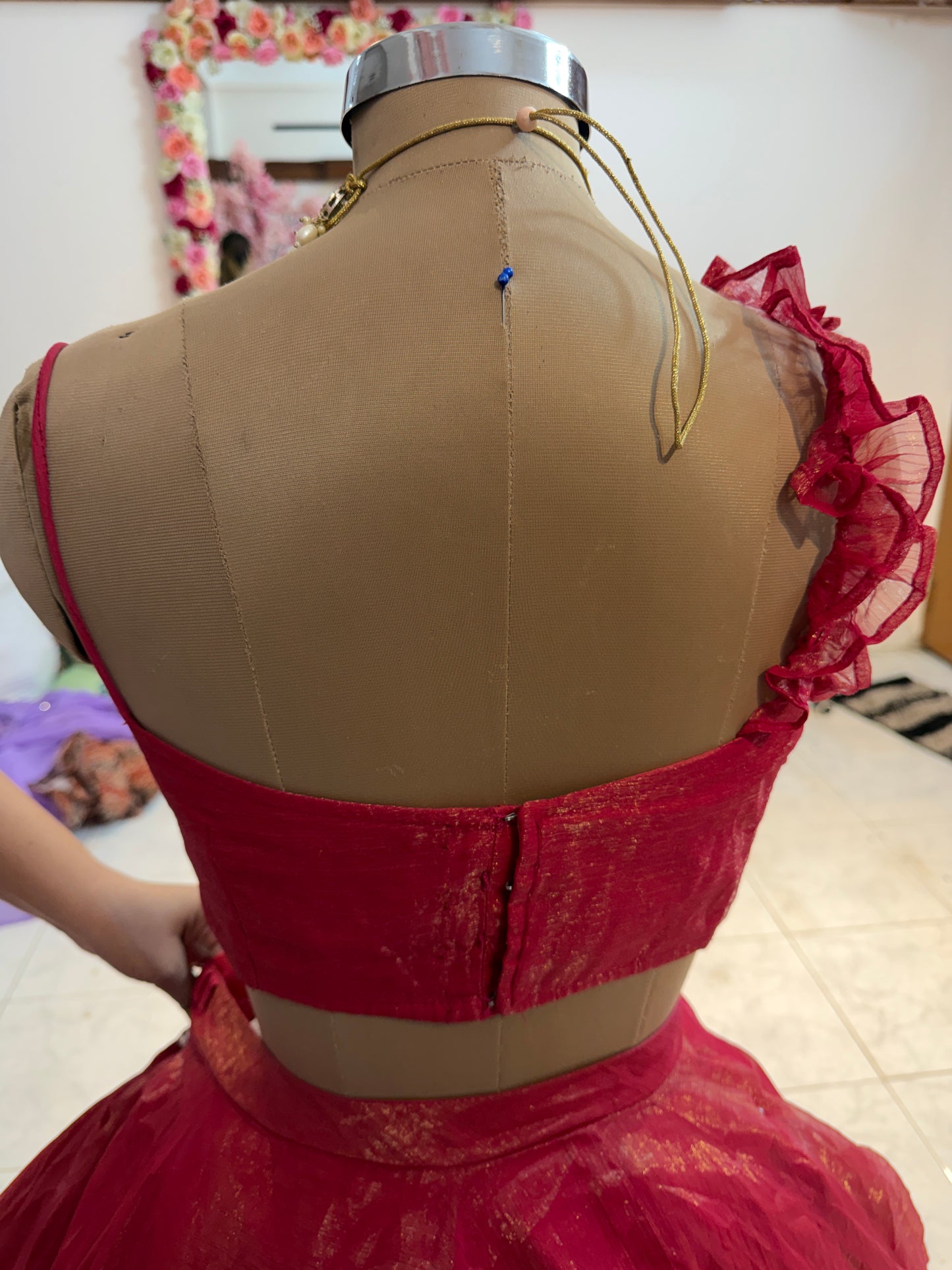 Embellished wedding lehenga 4100