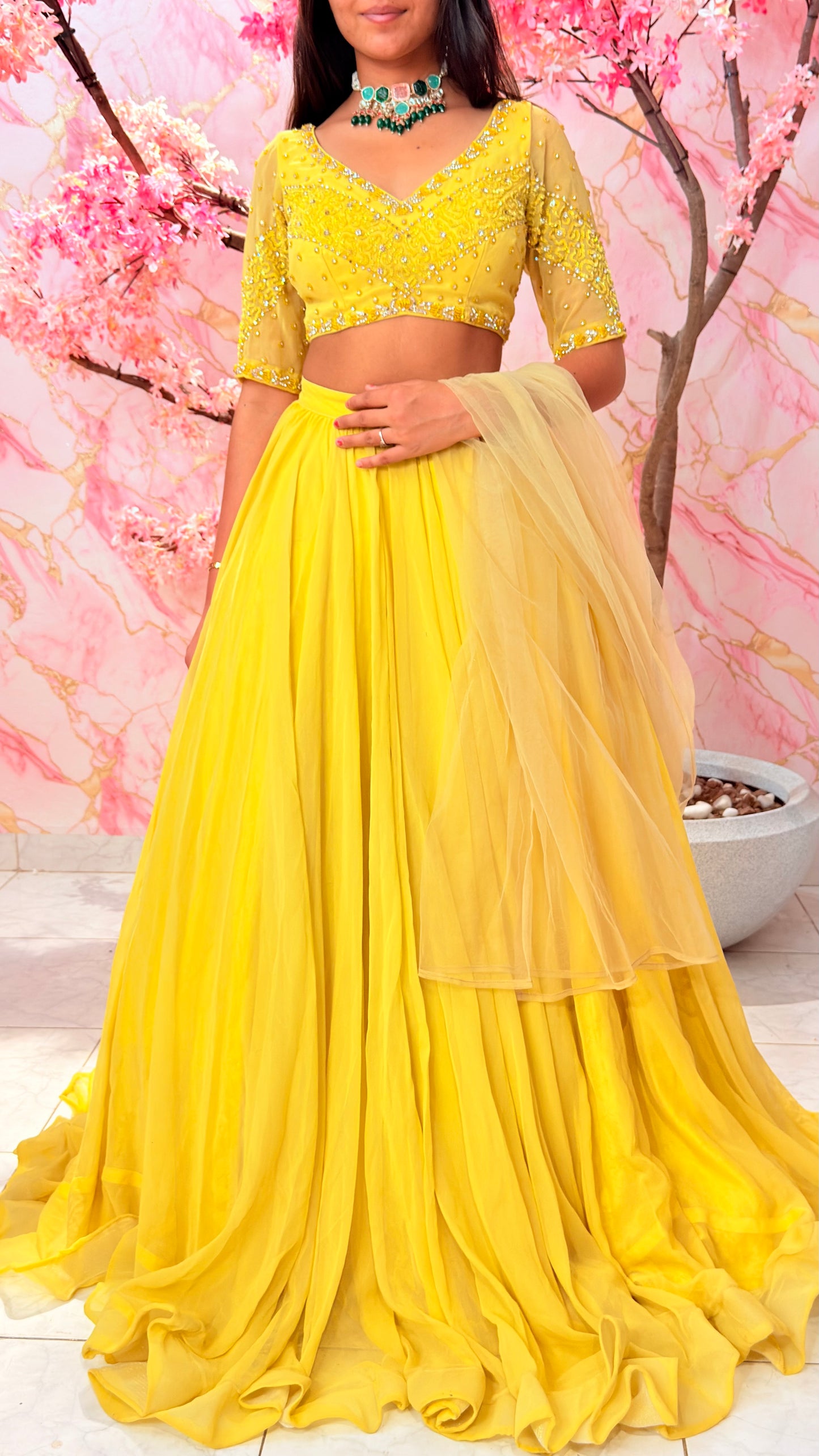Flairy wedding lehenga 4017