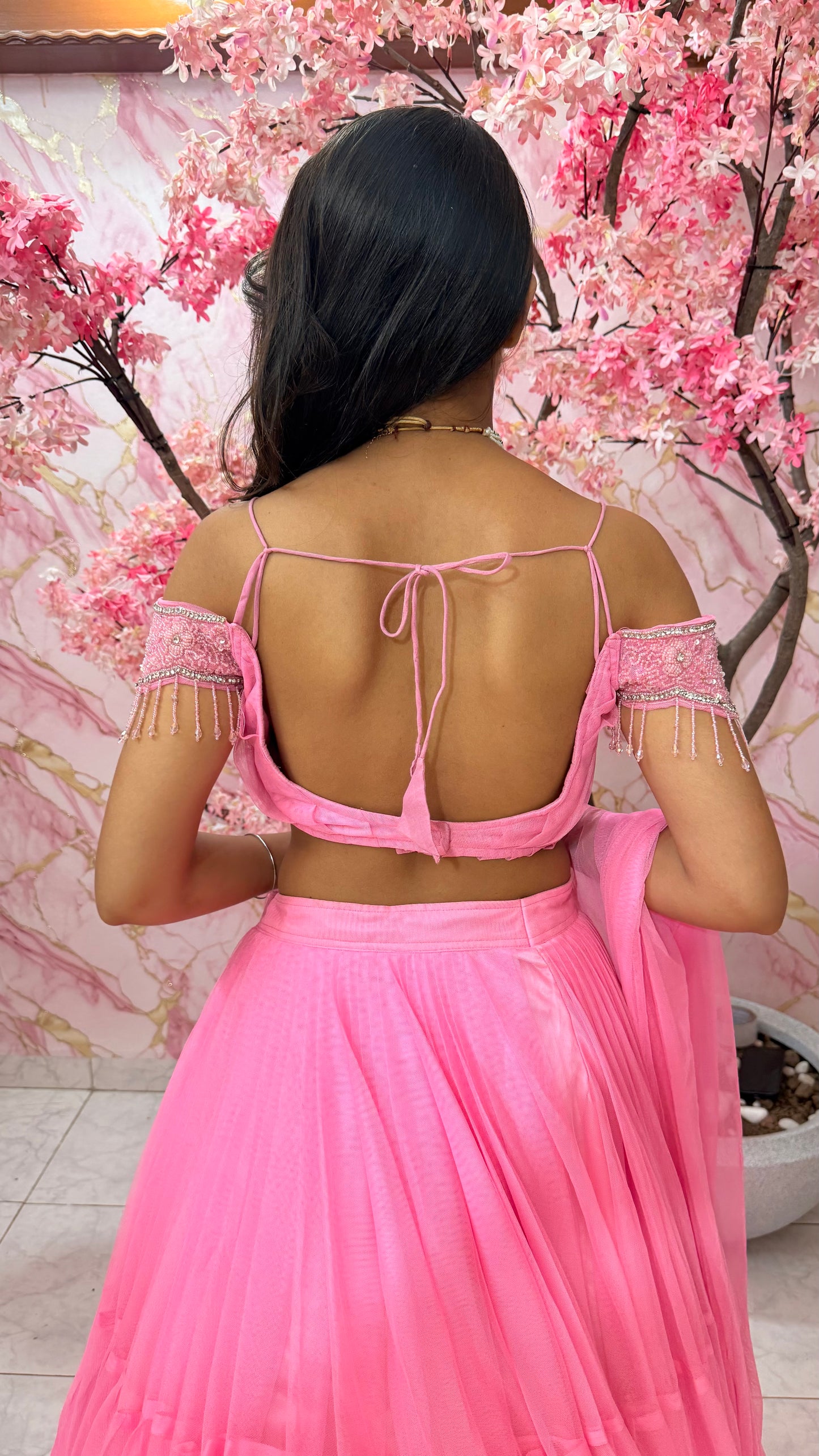 Embellished wedding lehenga 4037