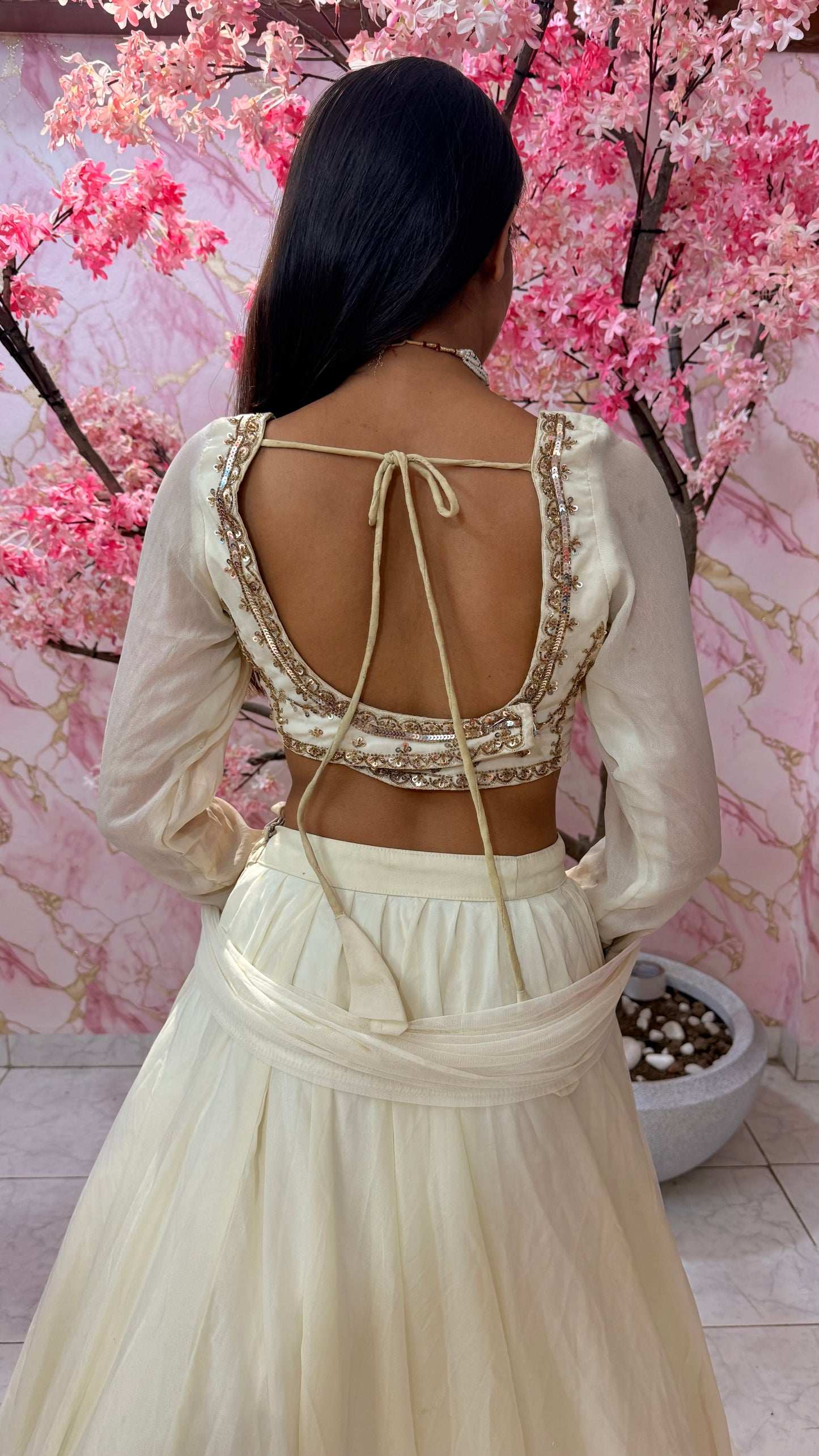 Embellished wedding lehenga 4046