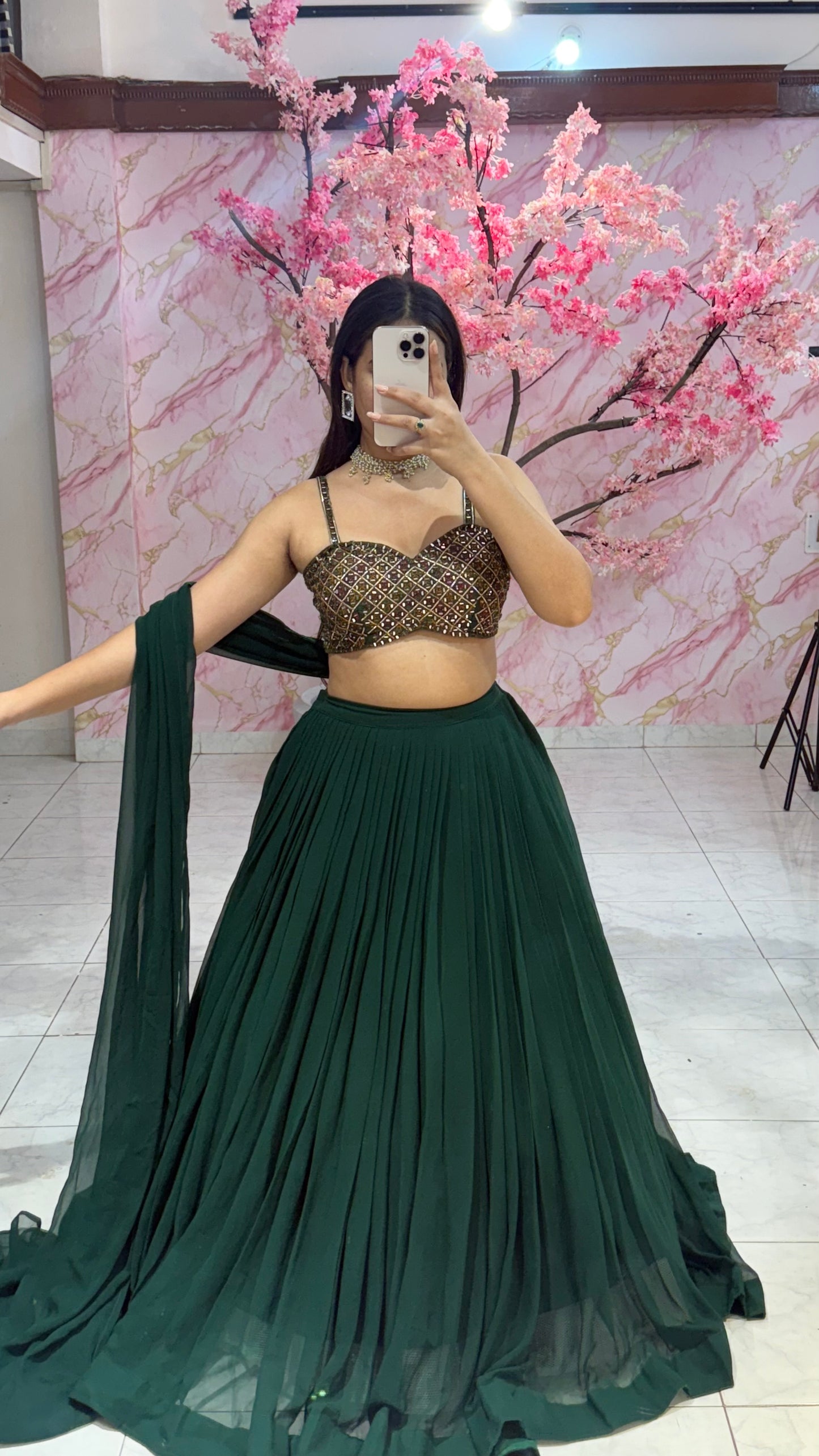 Beautiful flairy lehenga 357