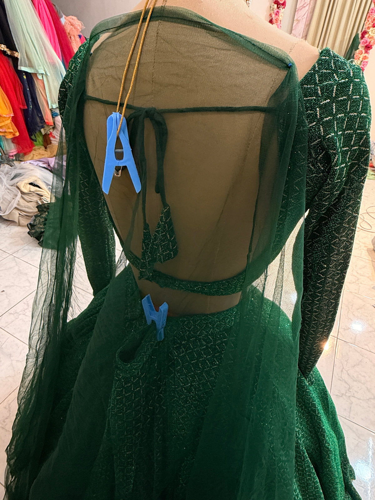 Mirror lehenga 4346