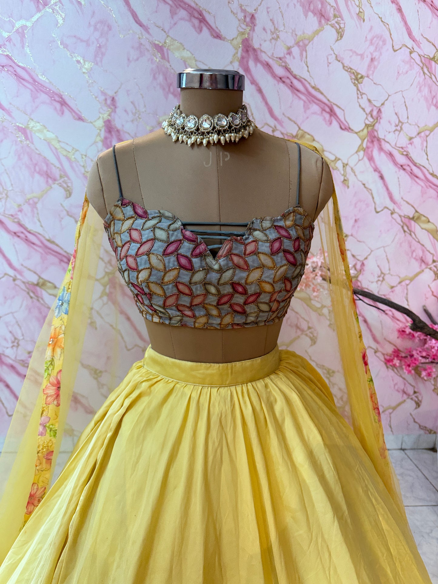 Embellished wedding lehenga 4152