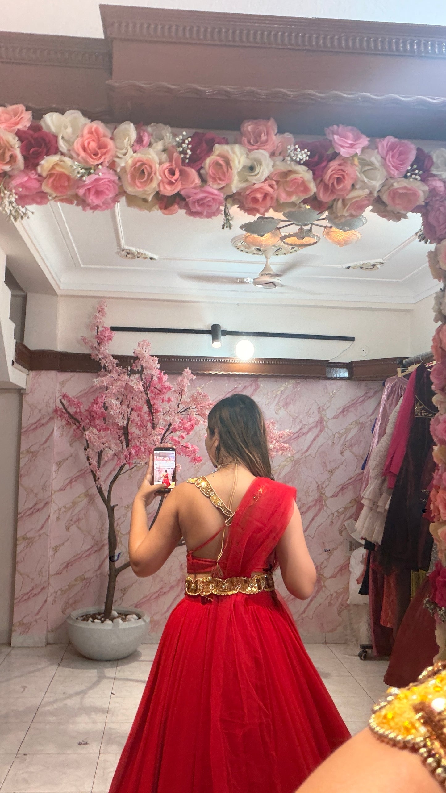 Belt Embellished wedding lehenga 4020