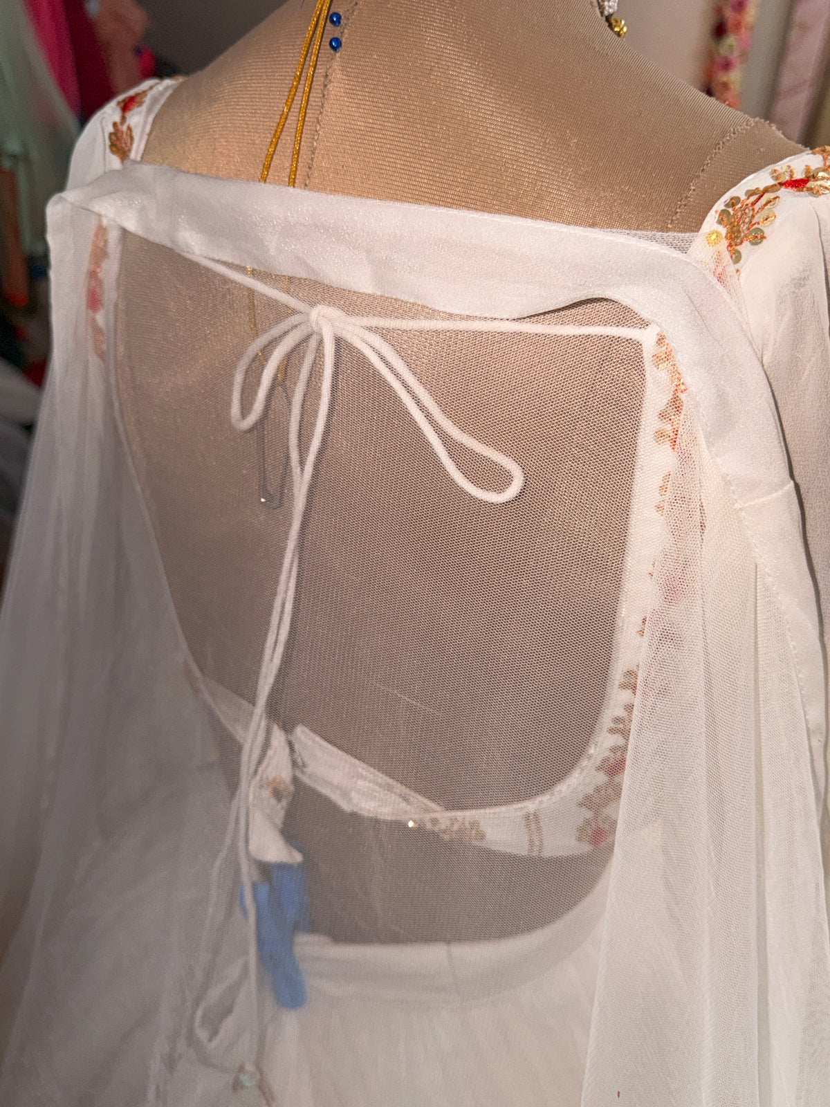 Mirror lehenga 4349