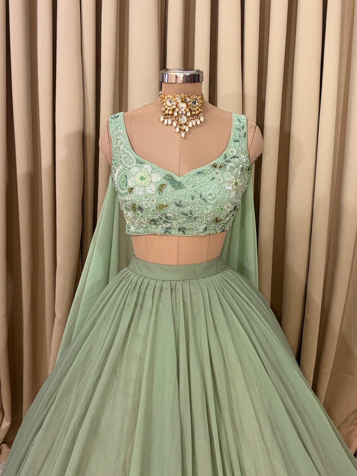 Mirror lehenga 4356