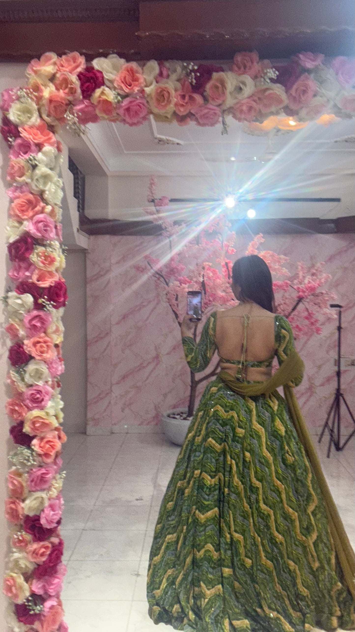 Beautiful flairy lehenga 360