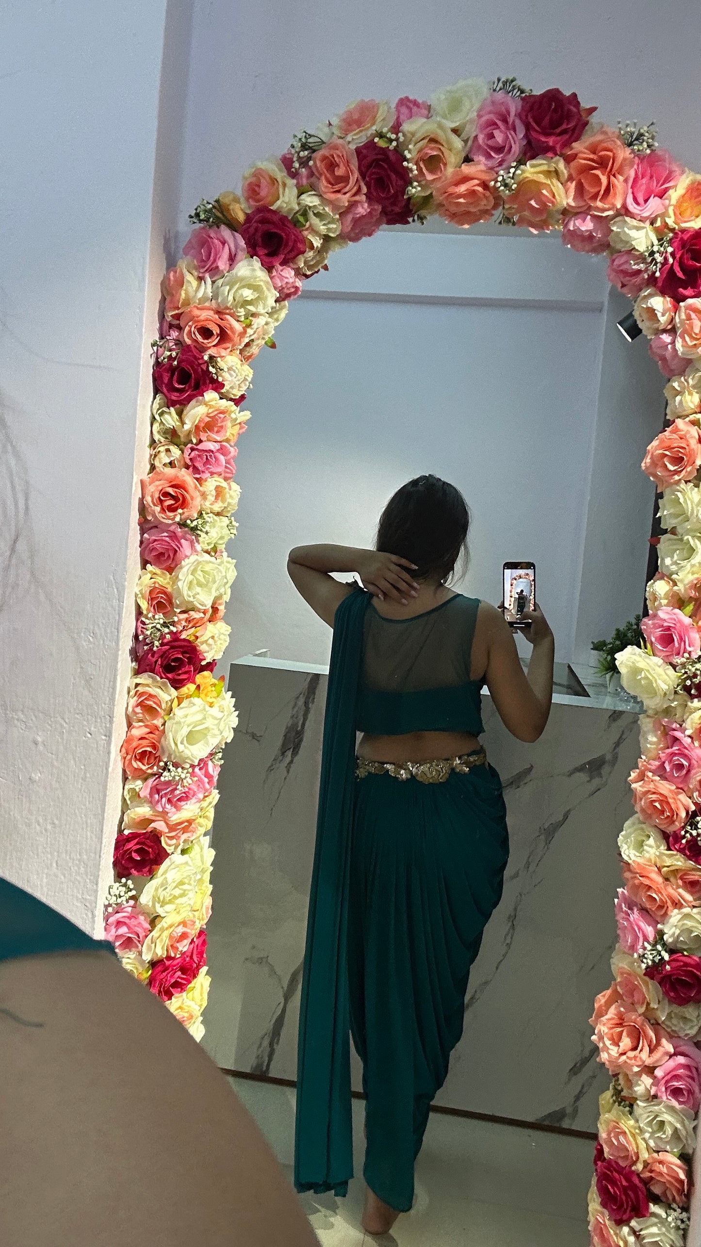 Beautiful bridesmaid saree 040