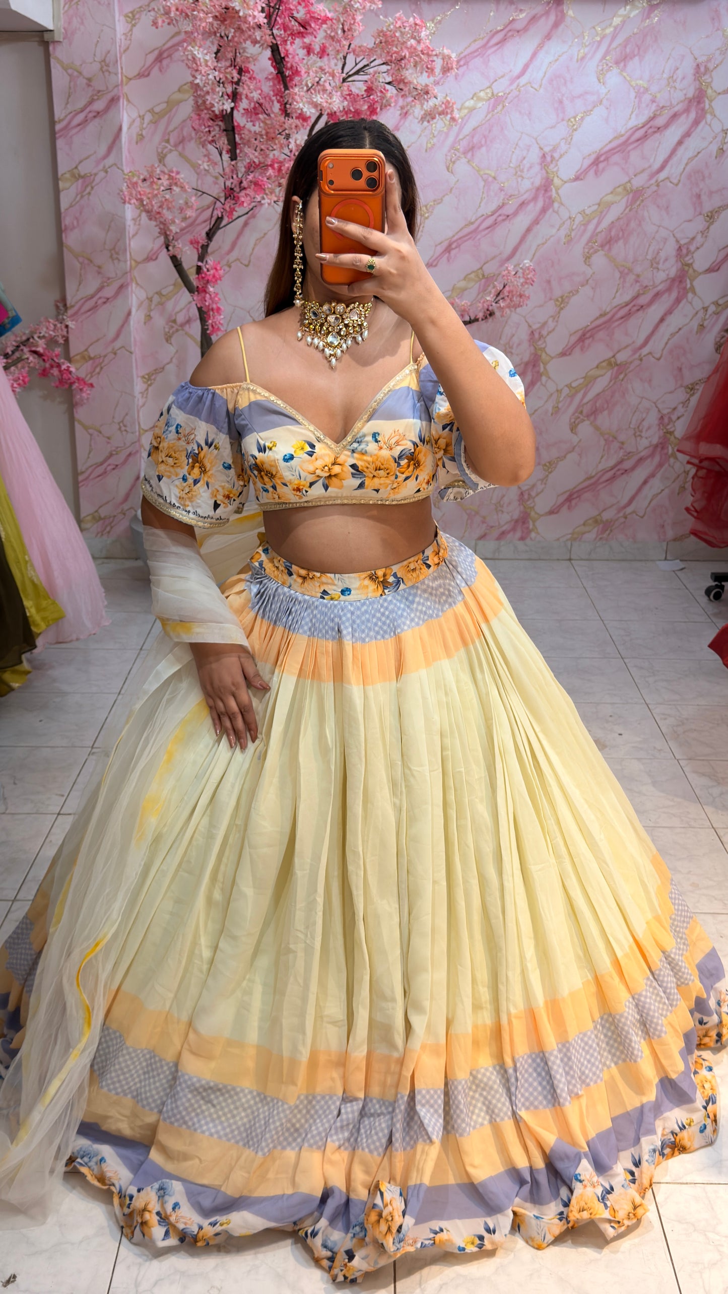 Embellished wedding lehenga 4080