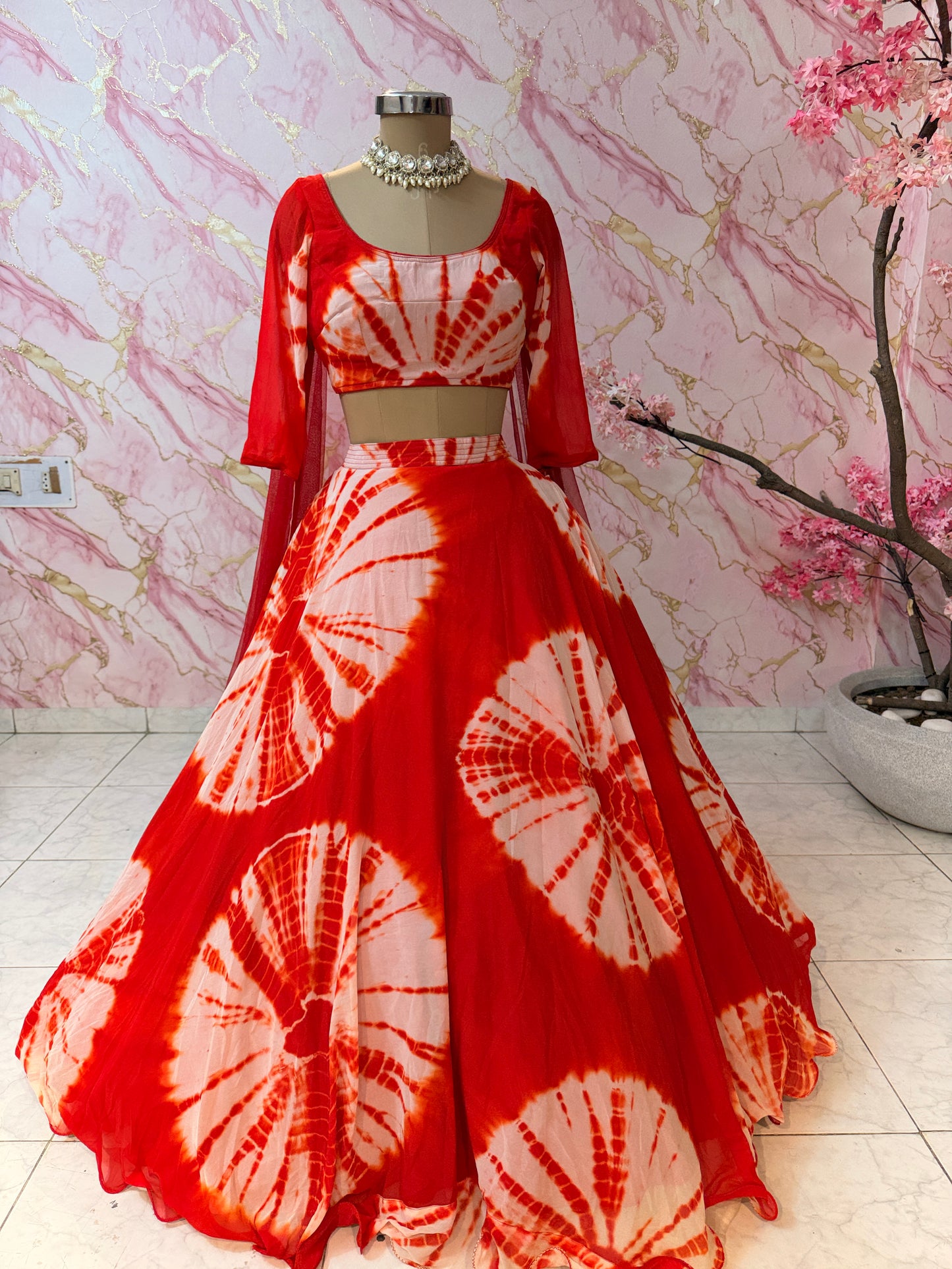 Embellished wedding lehenga 4123