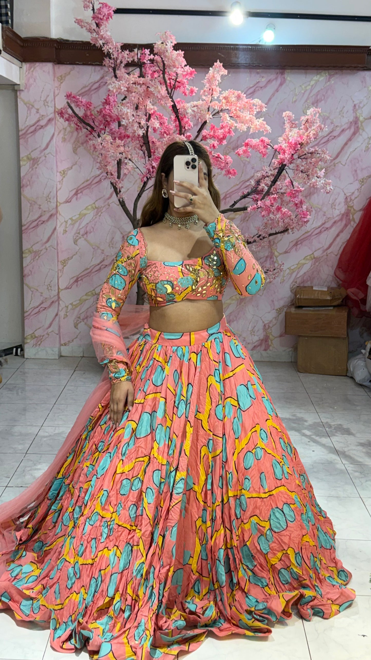 Colourfull Luxury lehenga 404