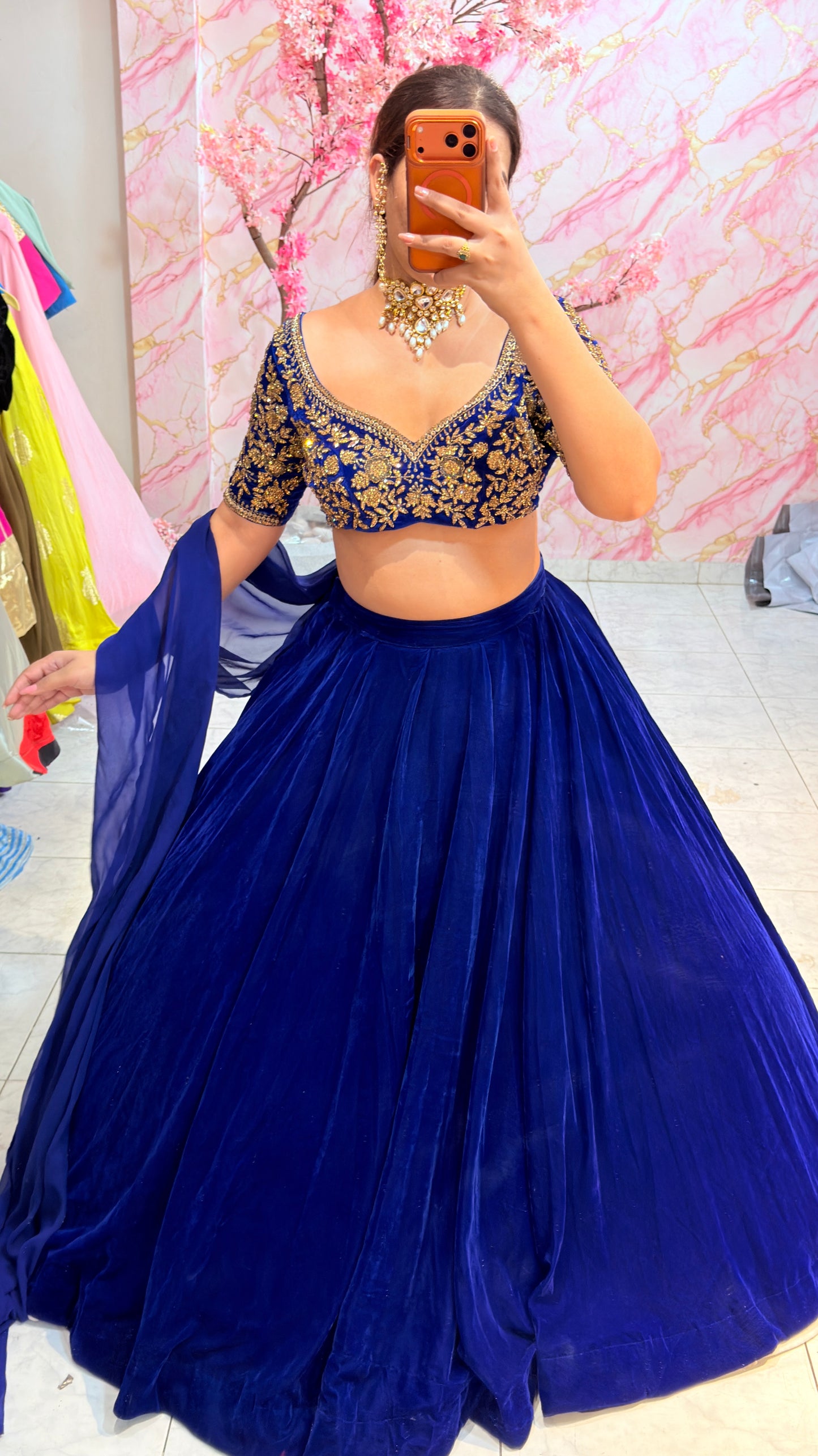 Embellished wedding lehenga 4062