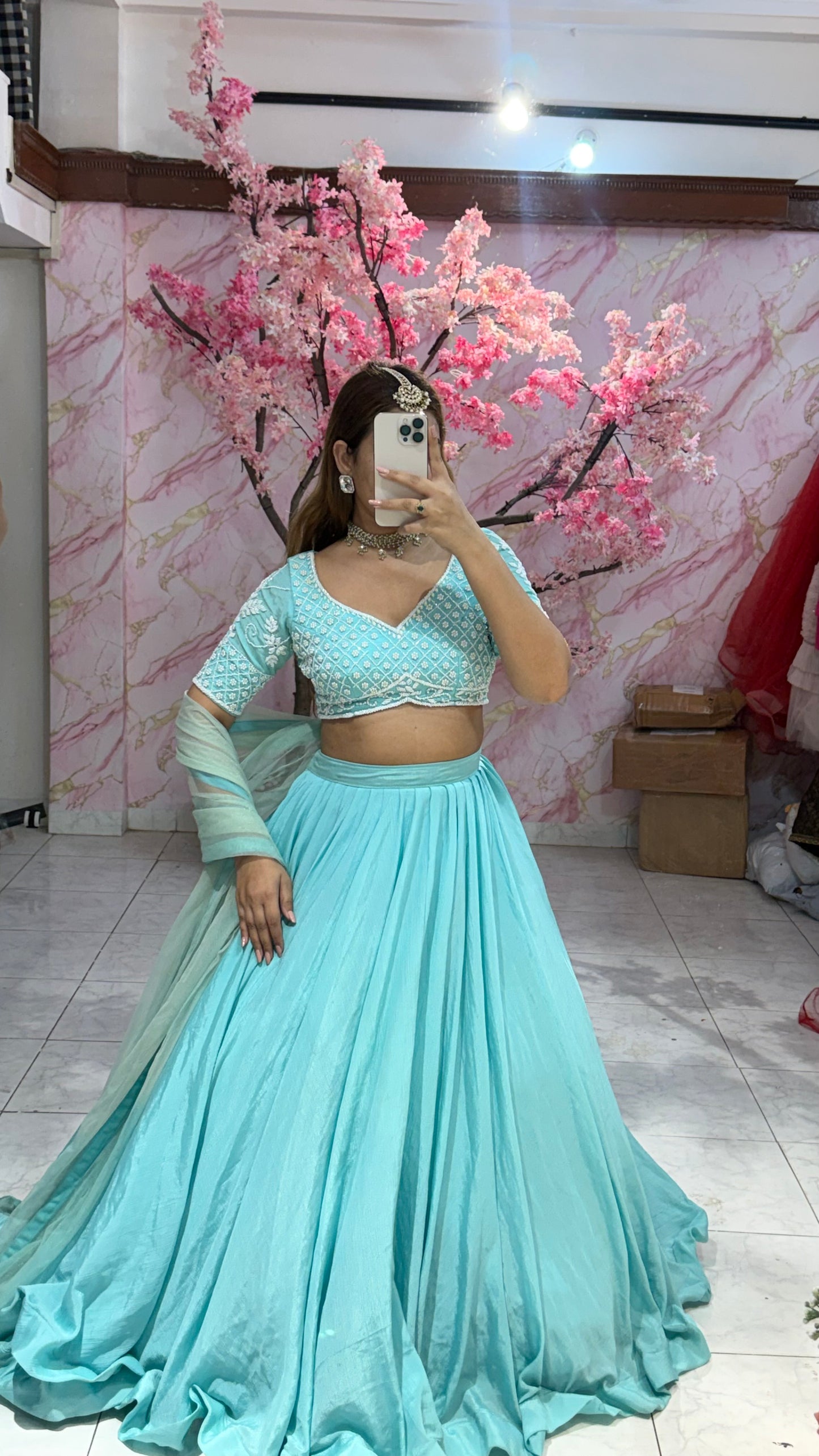 Beautiful flairy lehenga 409