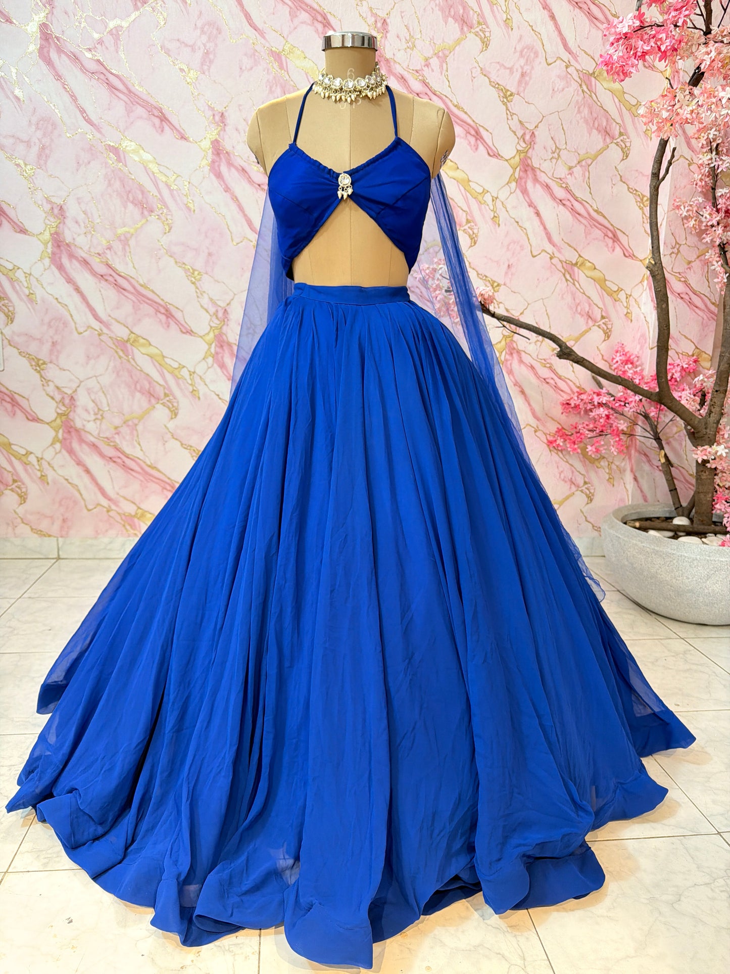 Embellished wedding lehenga 4108