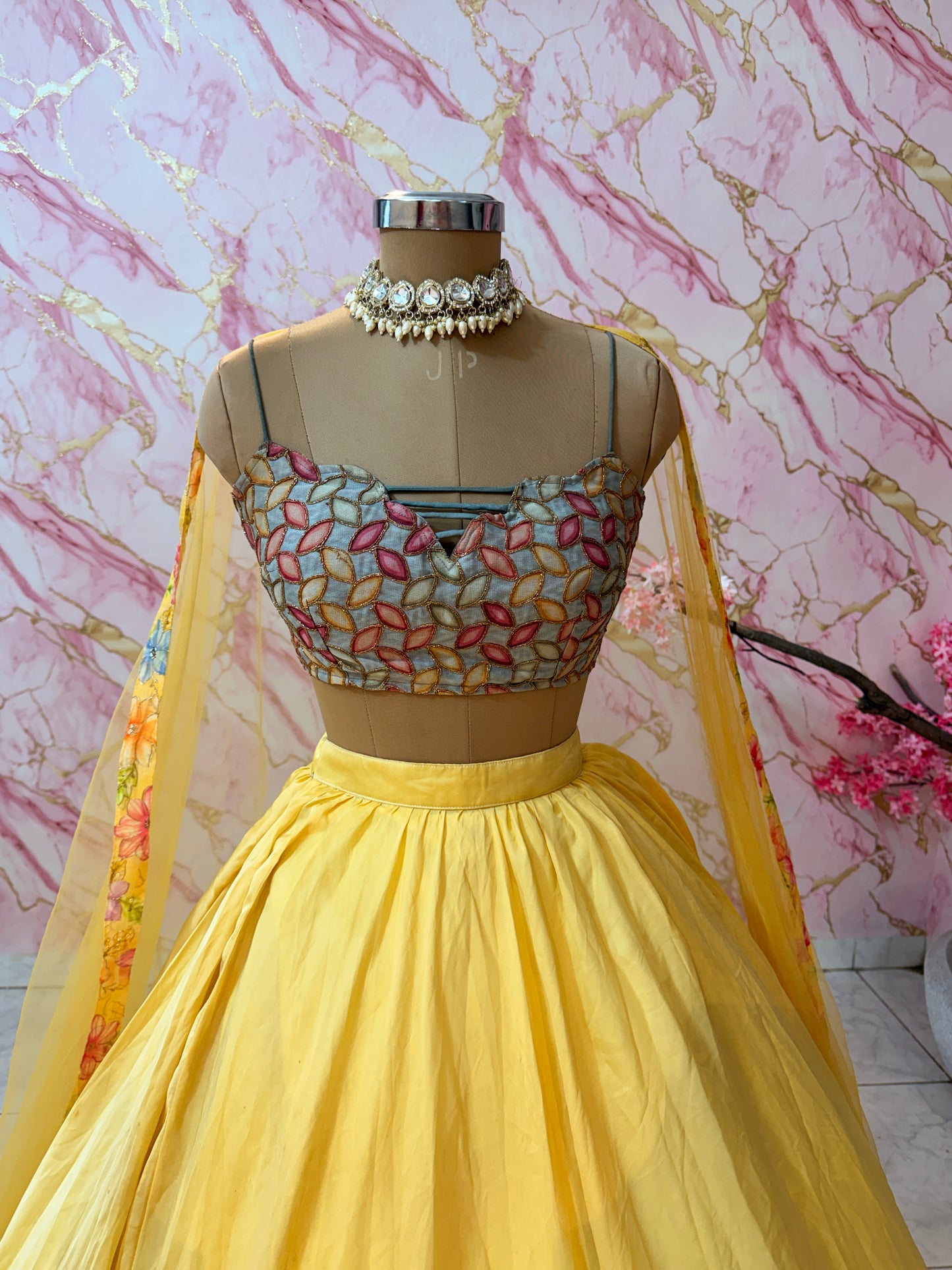Embellished wedding lehenga 4152