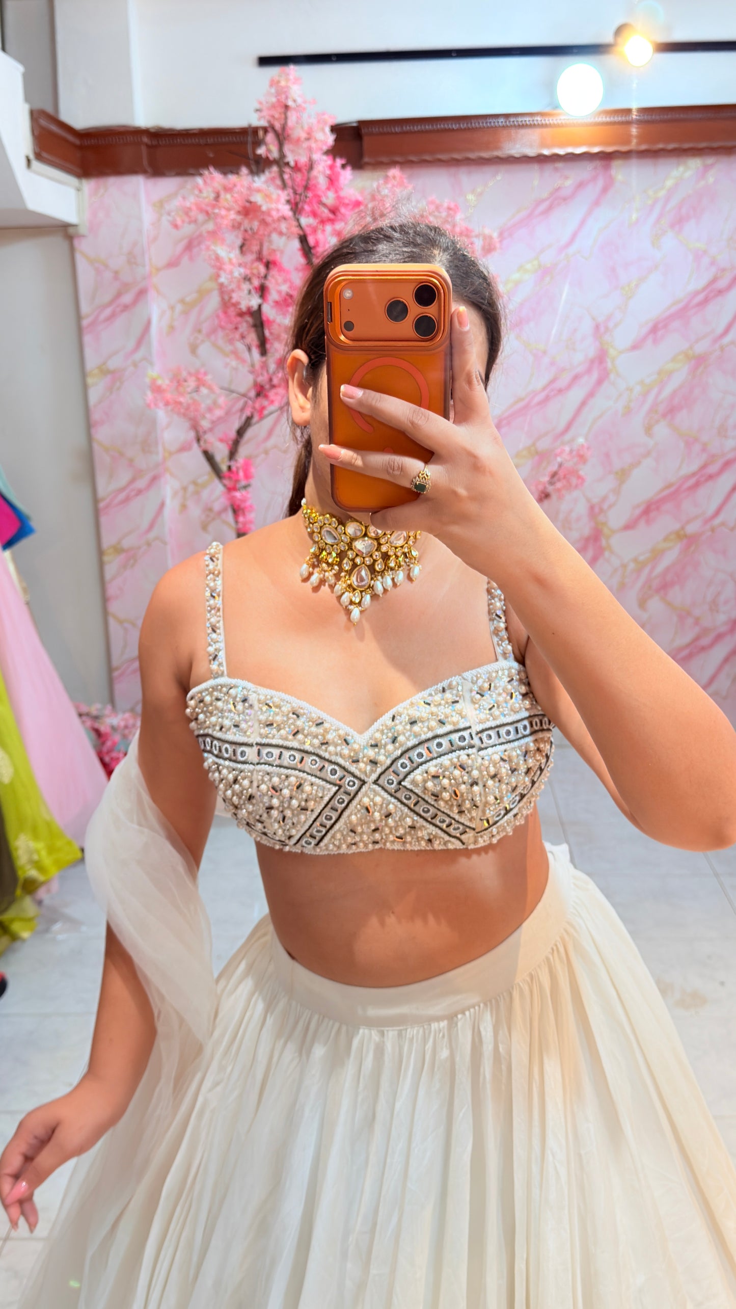 Embellished wedding lehenga 4067