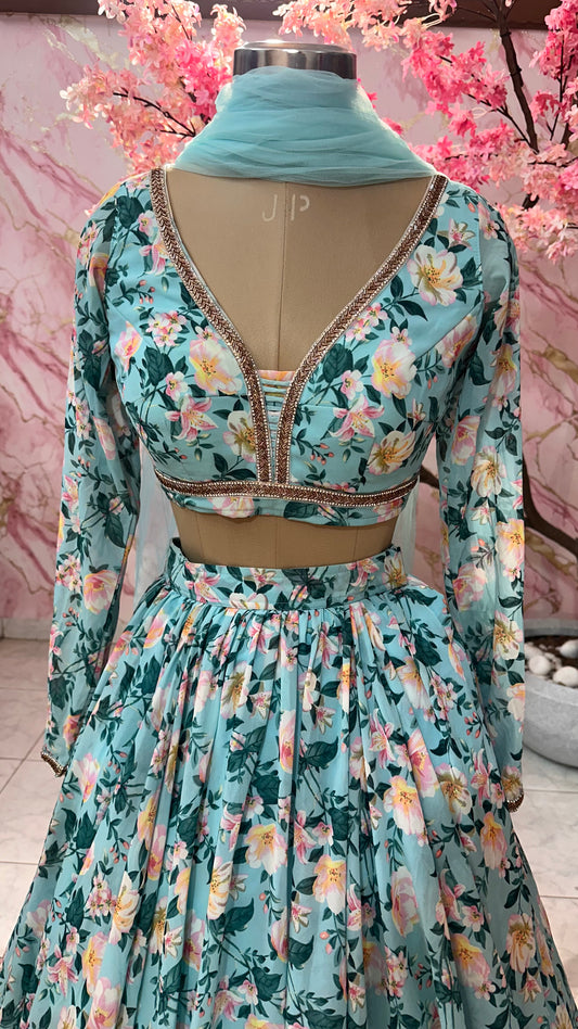 Beautiful flairy lehenga 487