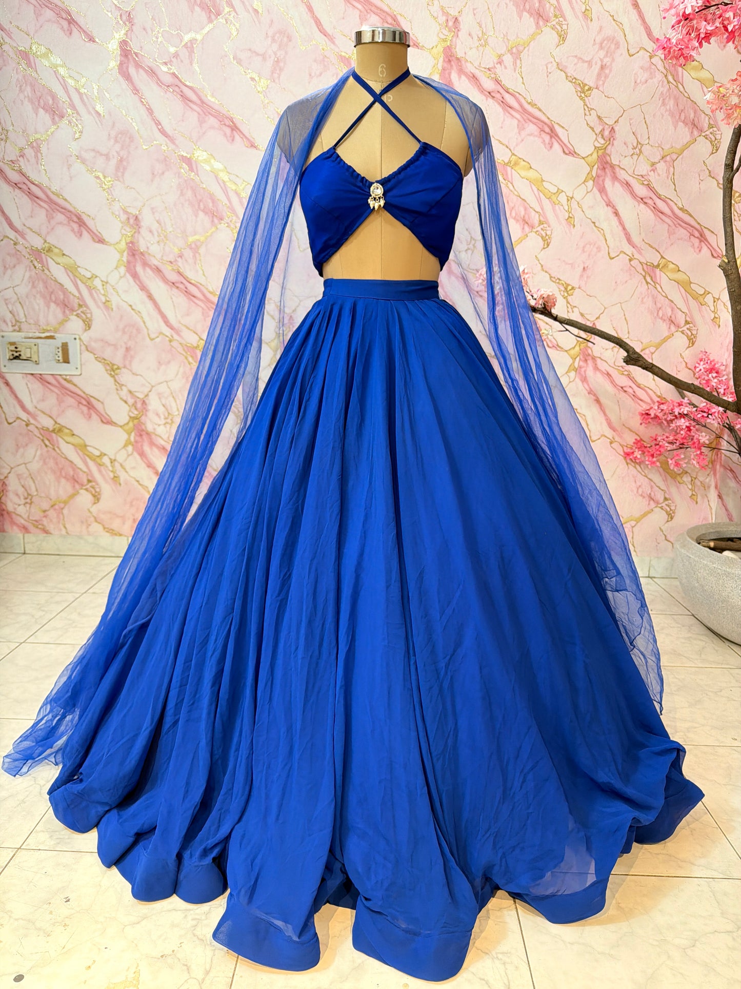 Embellished wedding lehenga 4108