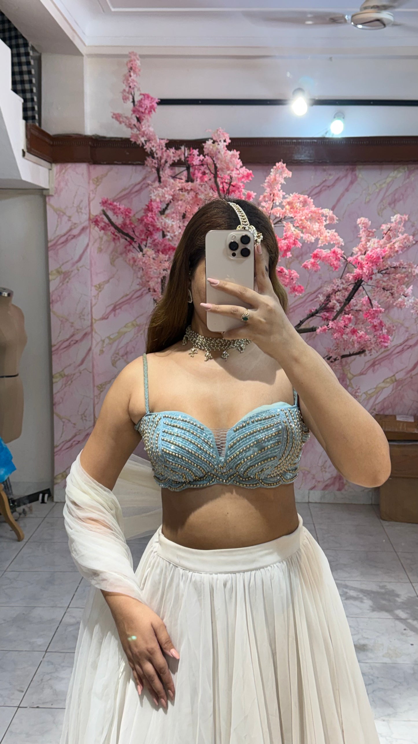 mermaid blouse lehenga 403