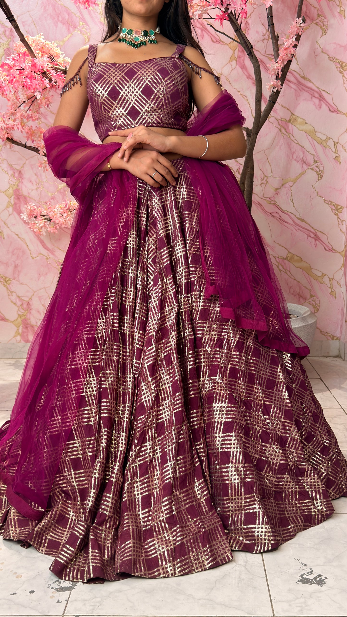 Flairy wedding lehenga 4015