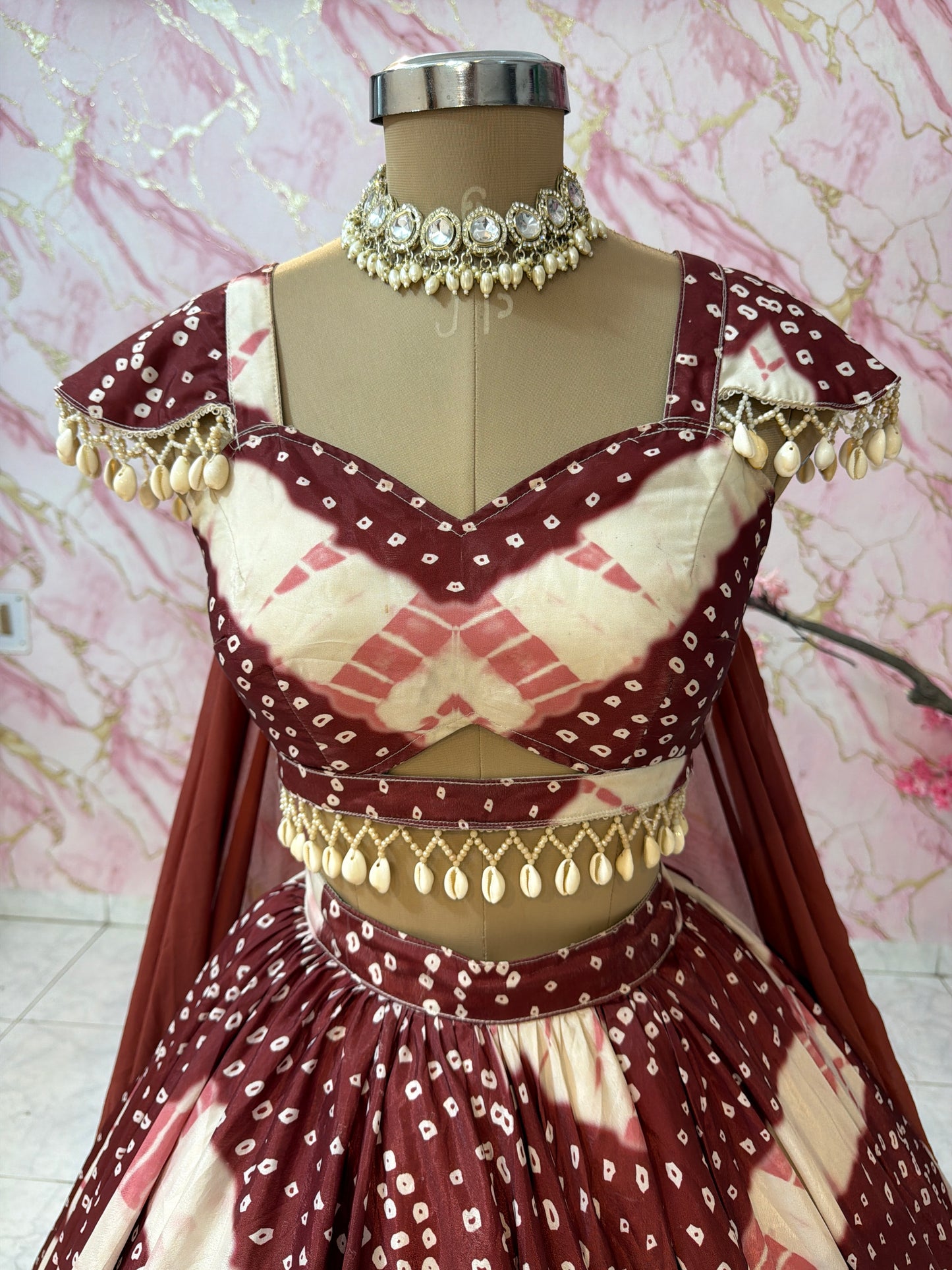 Embellished wedding lehenga 4088