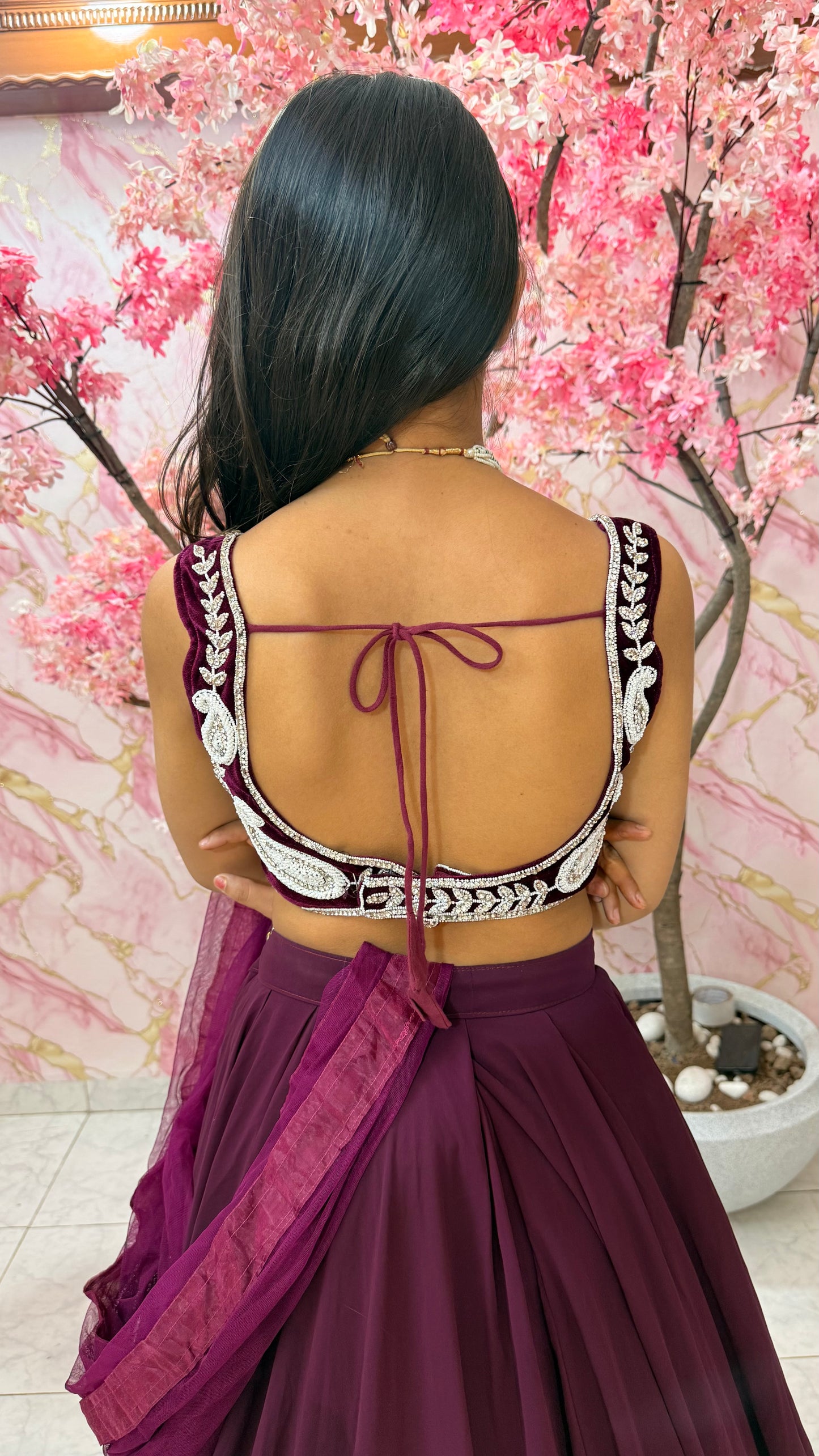 Embellished wedding lehenga 4033