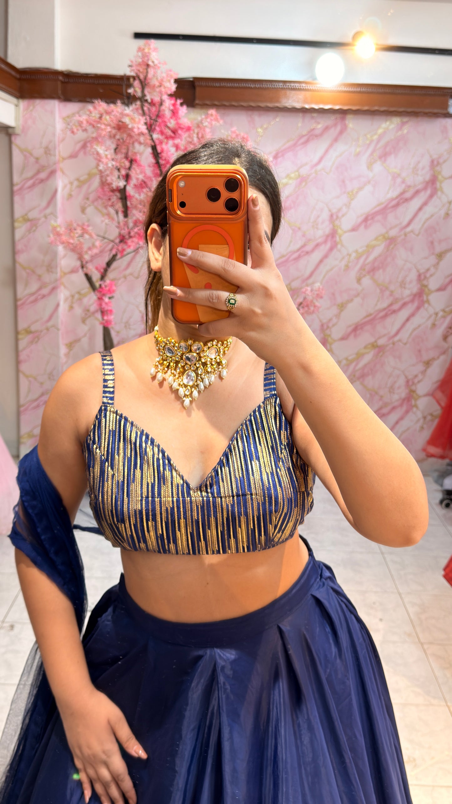 Embellished wedding lehenga 4071
