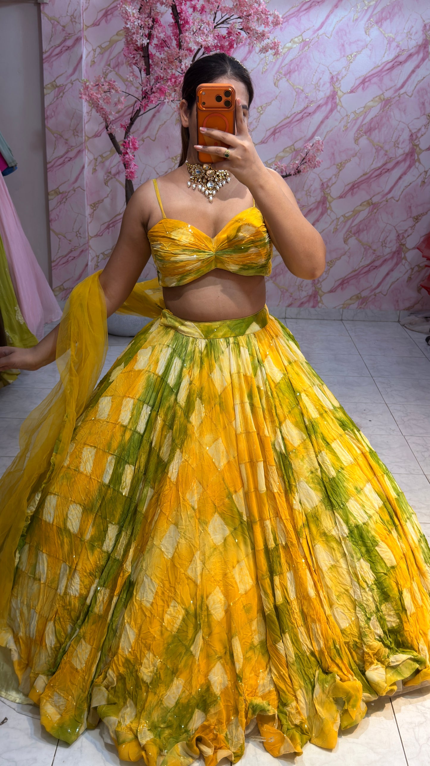 Embellished wedding lehenga 4056