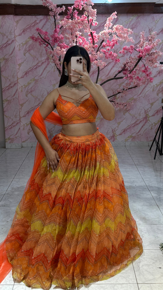 Beautiful flairy lehenga 371