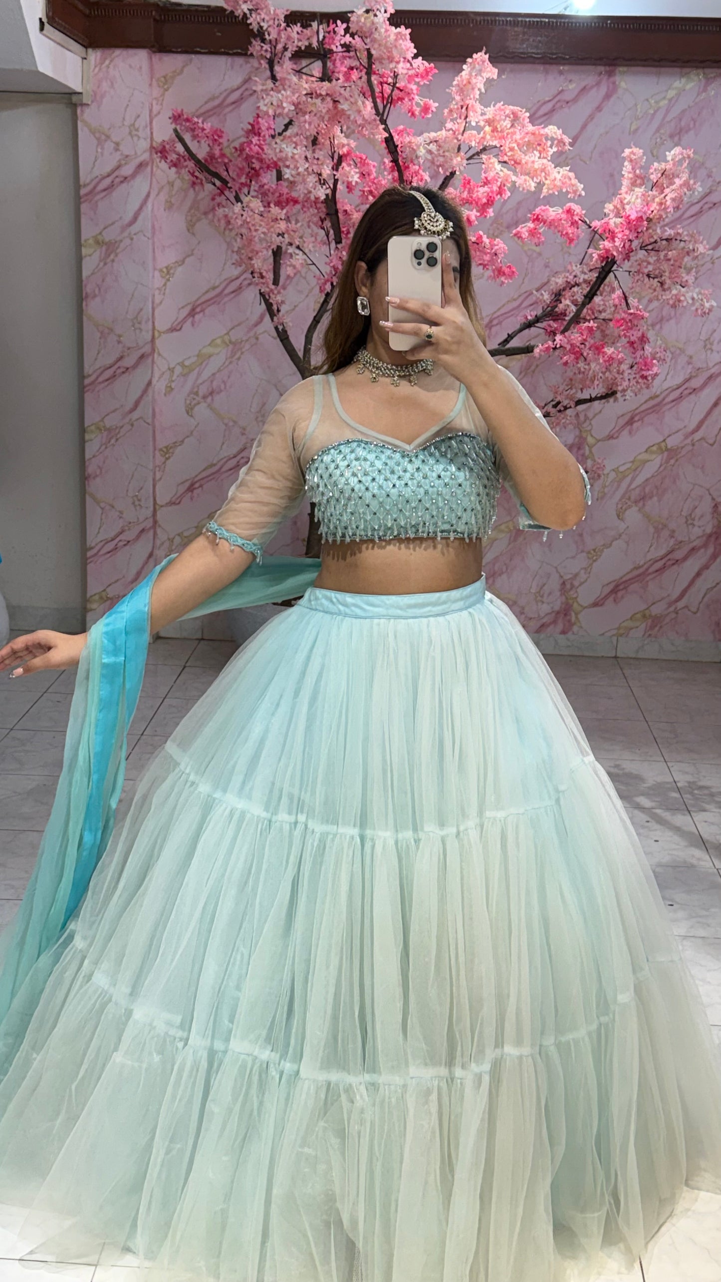 Beautiful flairy lehenga 437