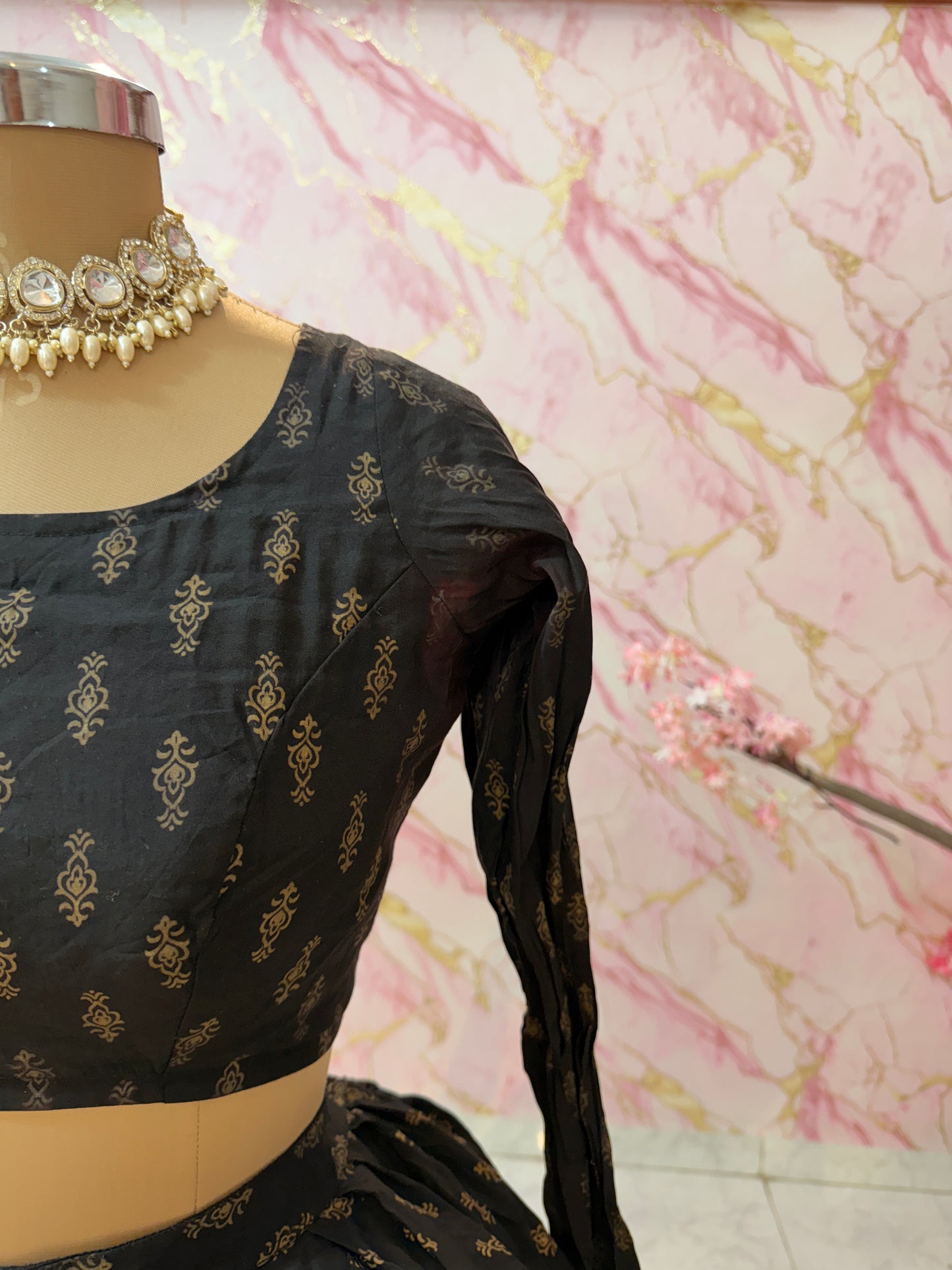 Embellished wedding lehenga 4127