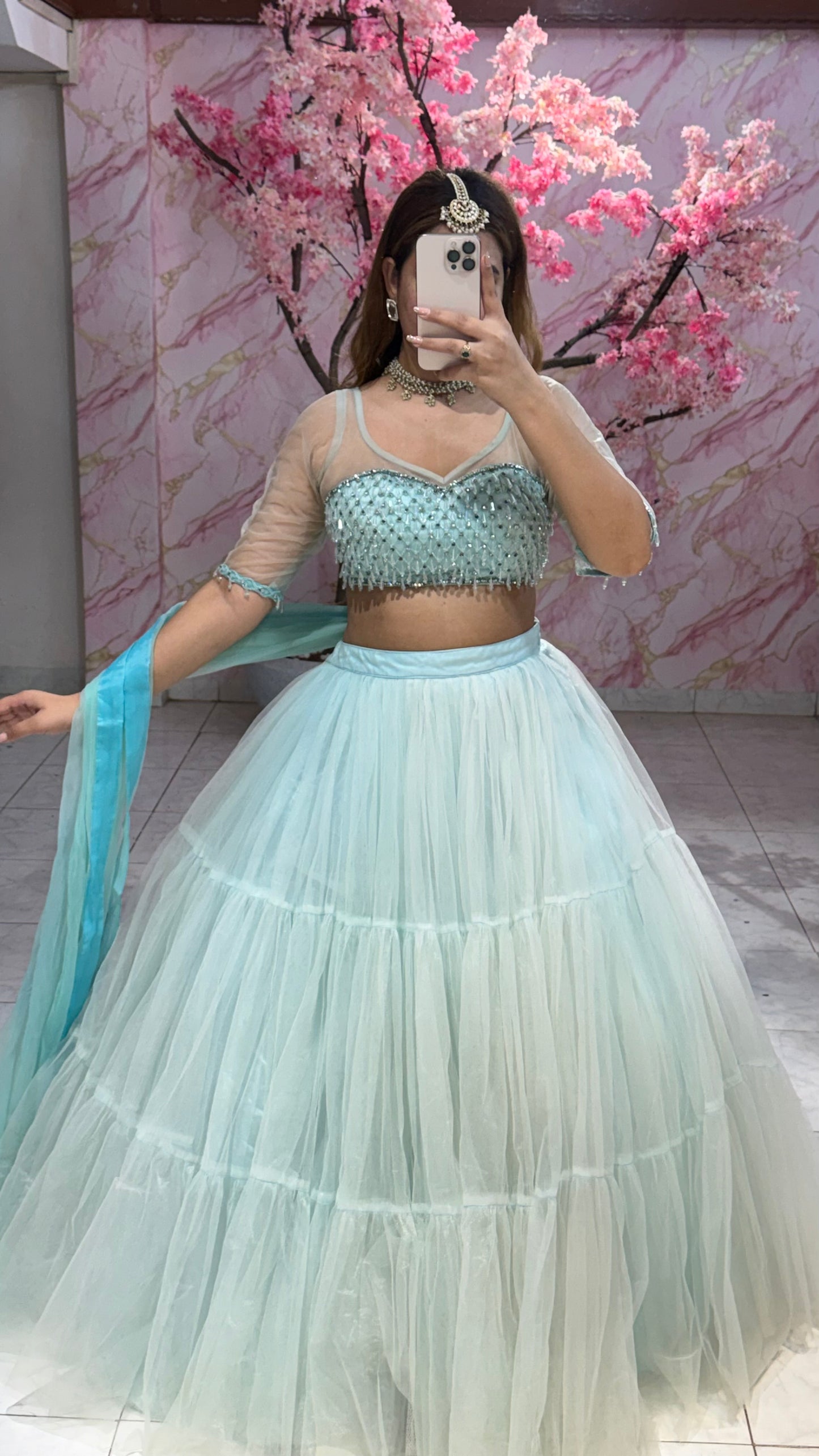 Beautiful flairy lehenga 437