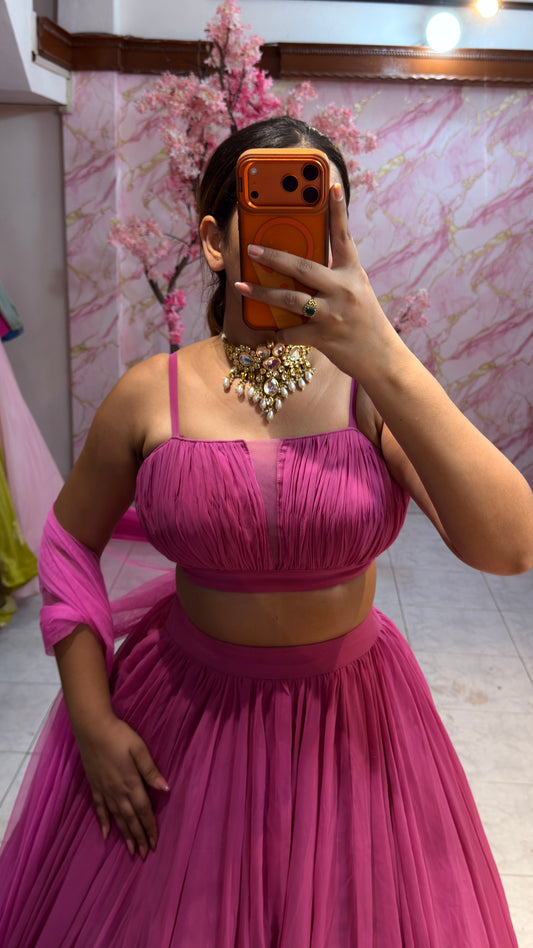 Embellished wedding lehenga 4057