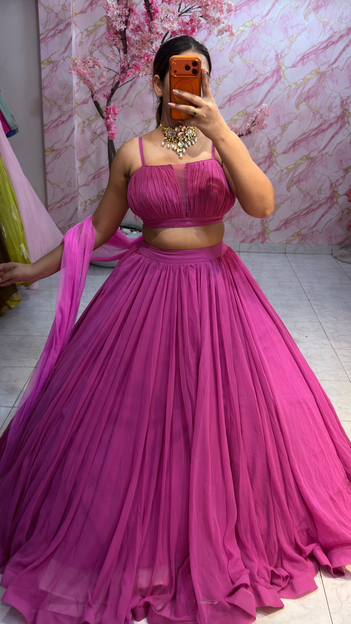 Embellished wedding lehenga 4057