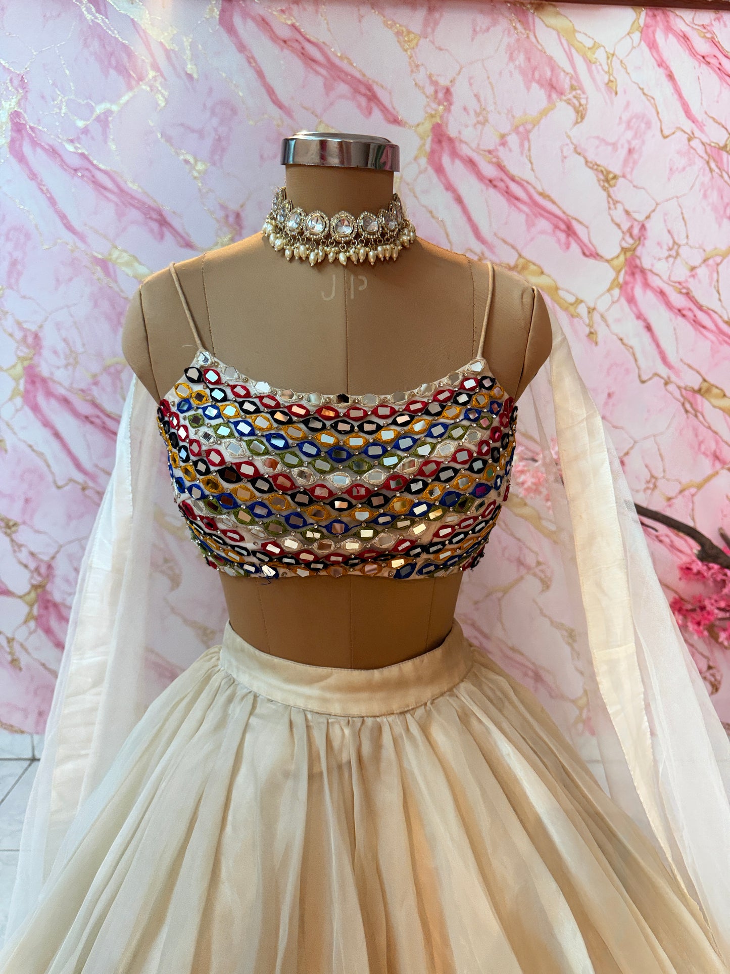 Embellished wedding lehenga 4150