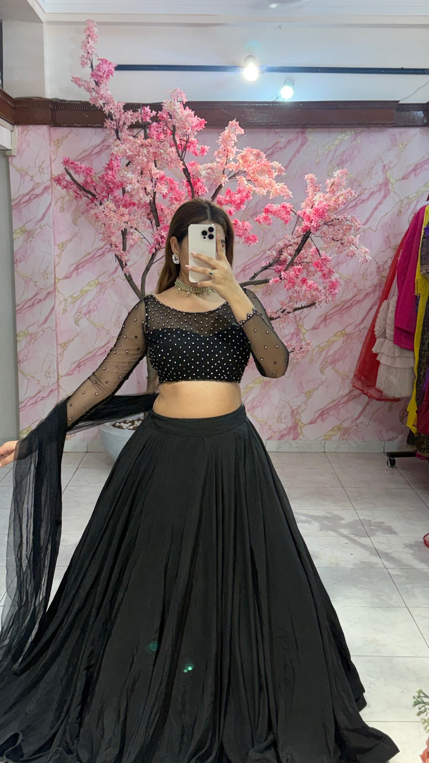 Beautiful flairy lehenga 414