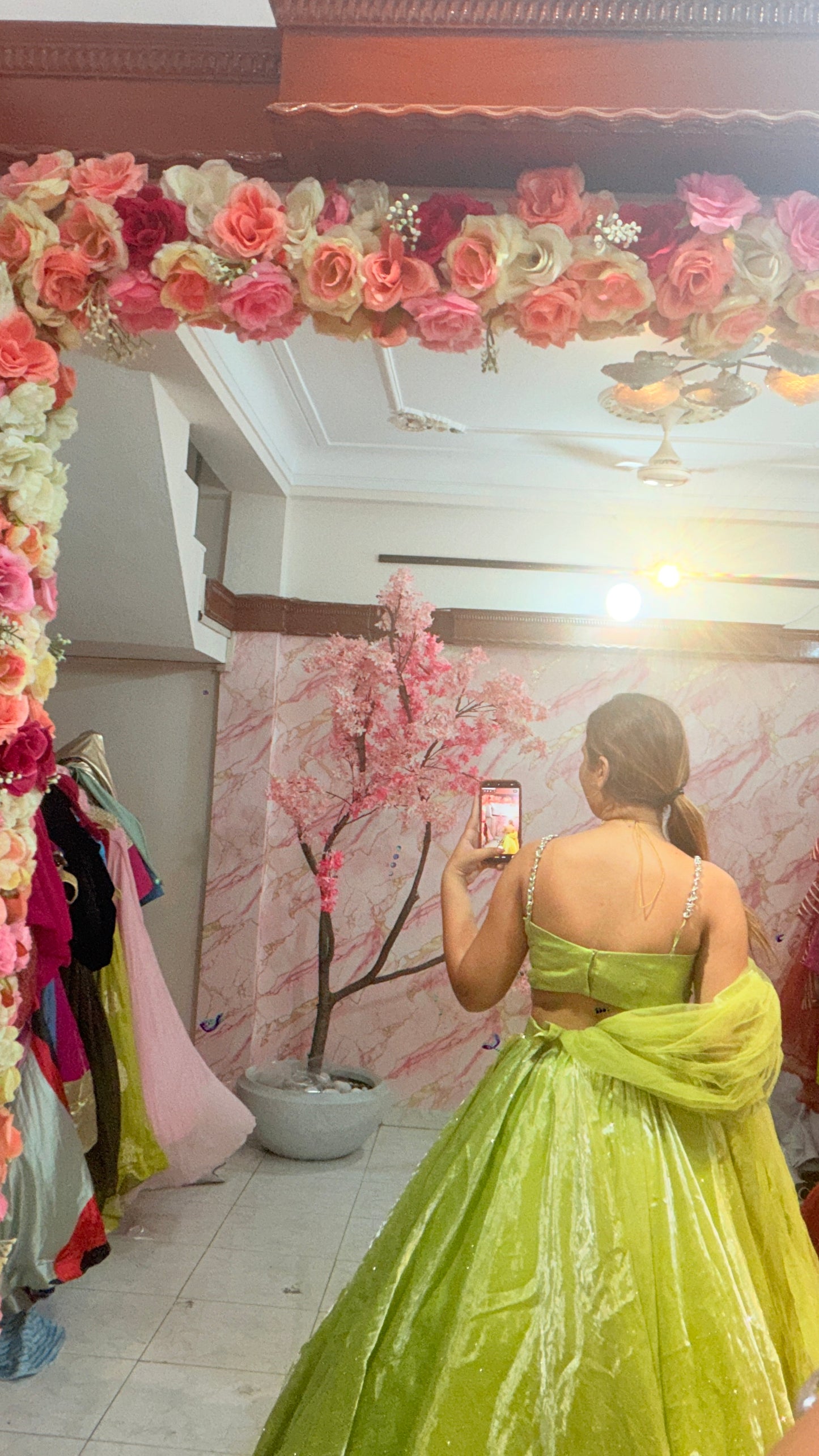 Embellished wedding lehenga 4076