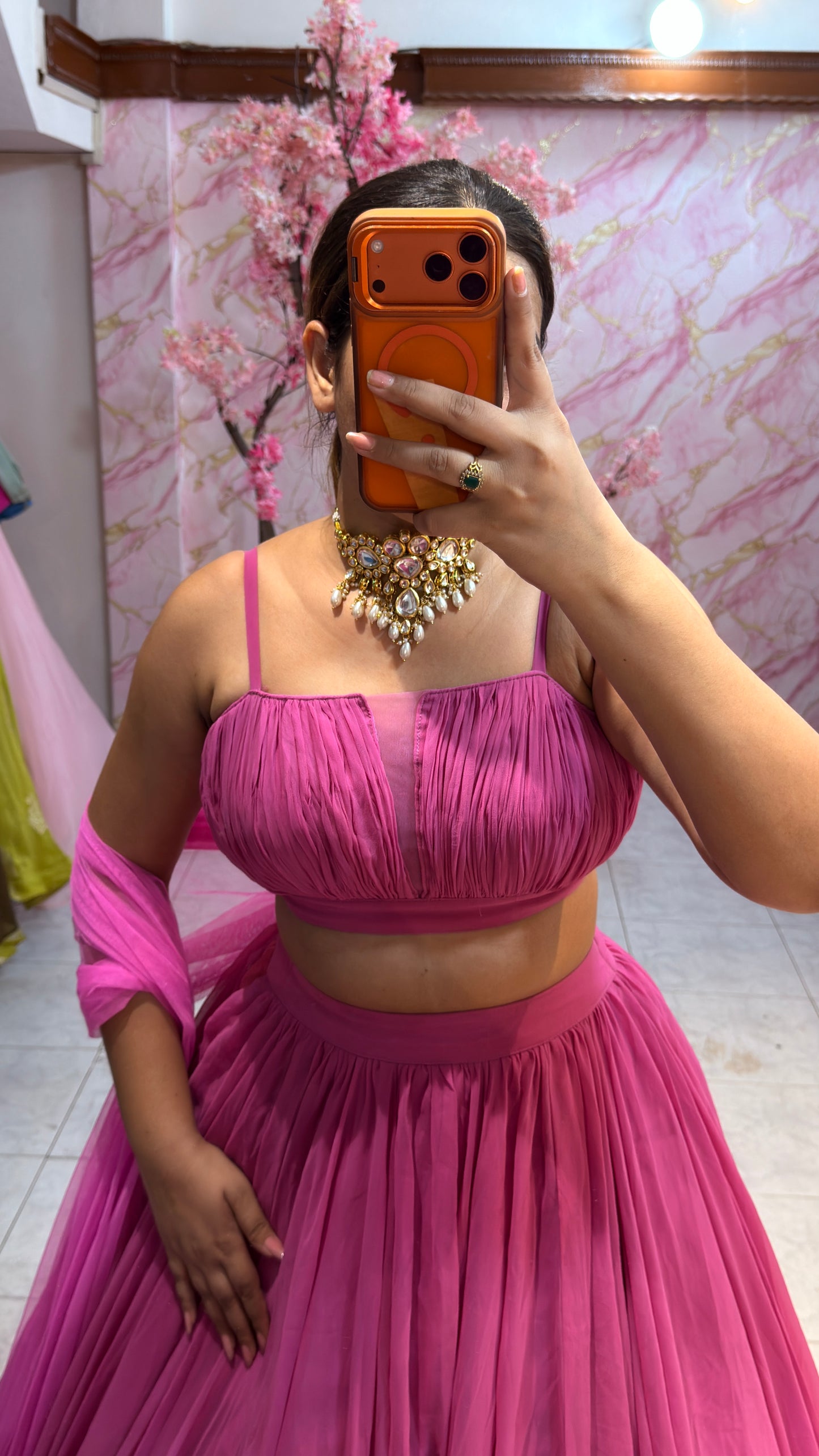 Embellished wedding lehenga 4057