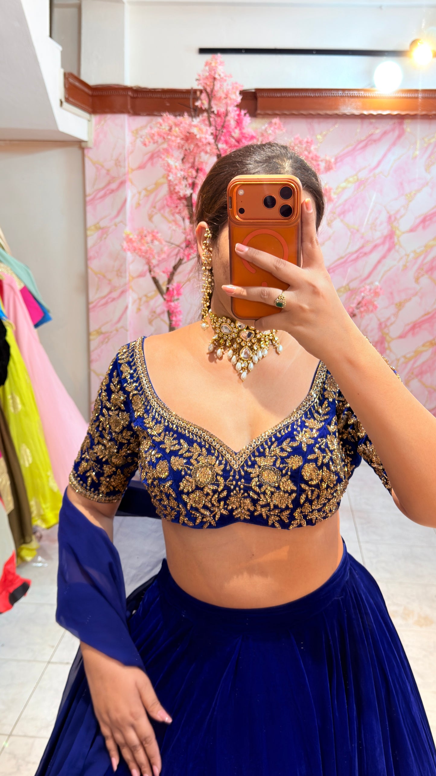 Embellished wedding lehenga 4062