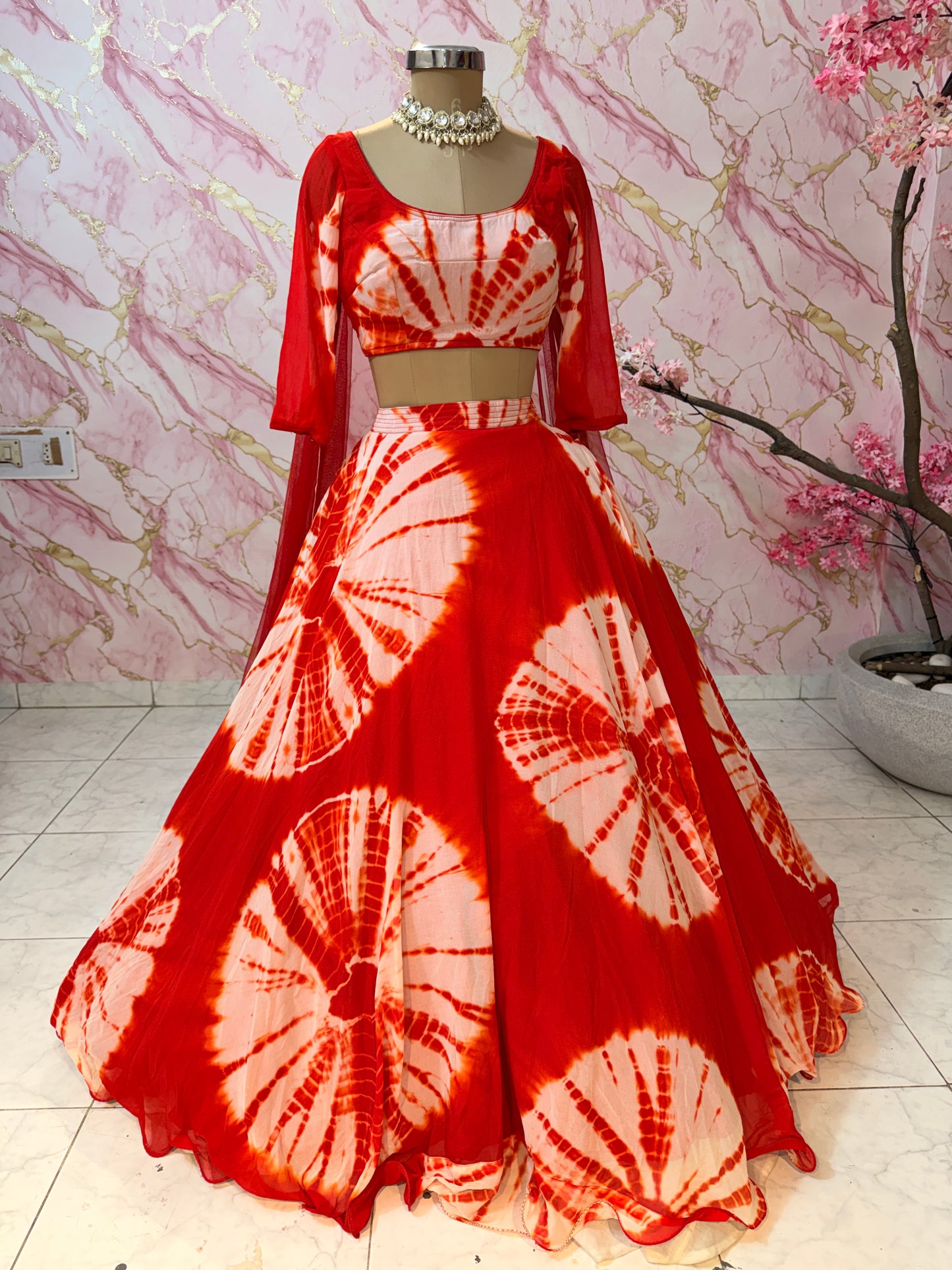 Embellished wedding lehenga 4123