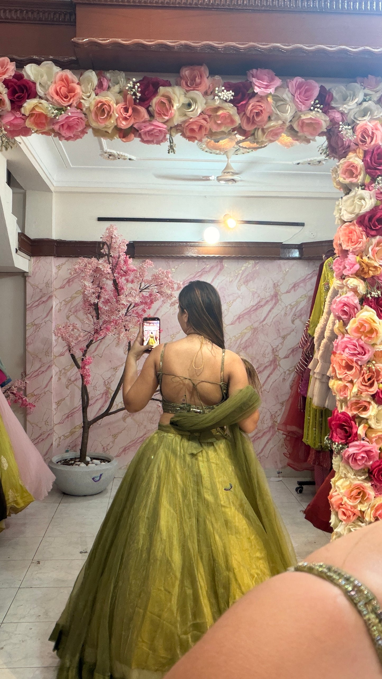 Embellished wedding lehenga 4085