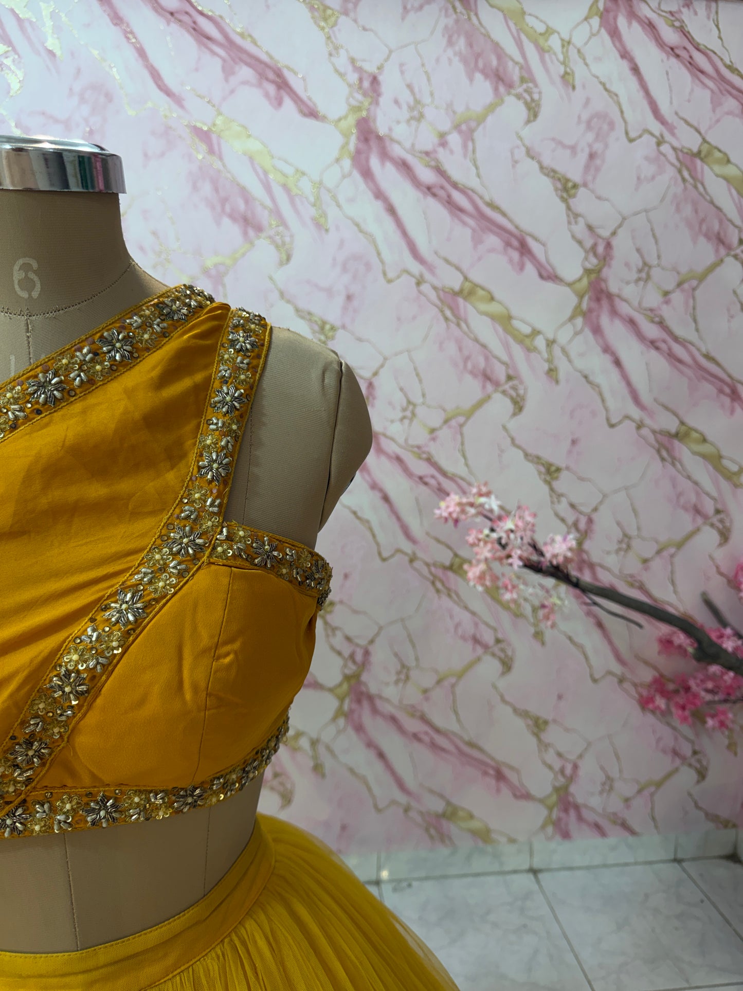 Embellished wedding lehenga 4145