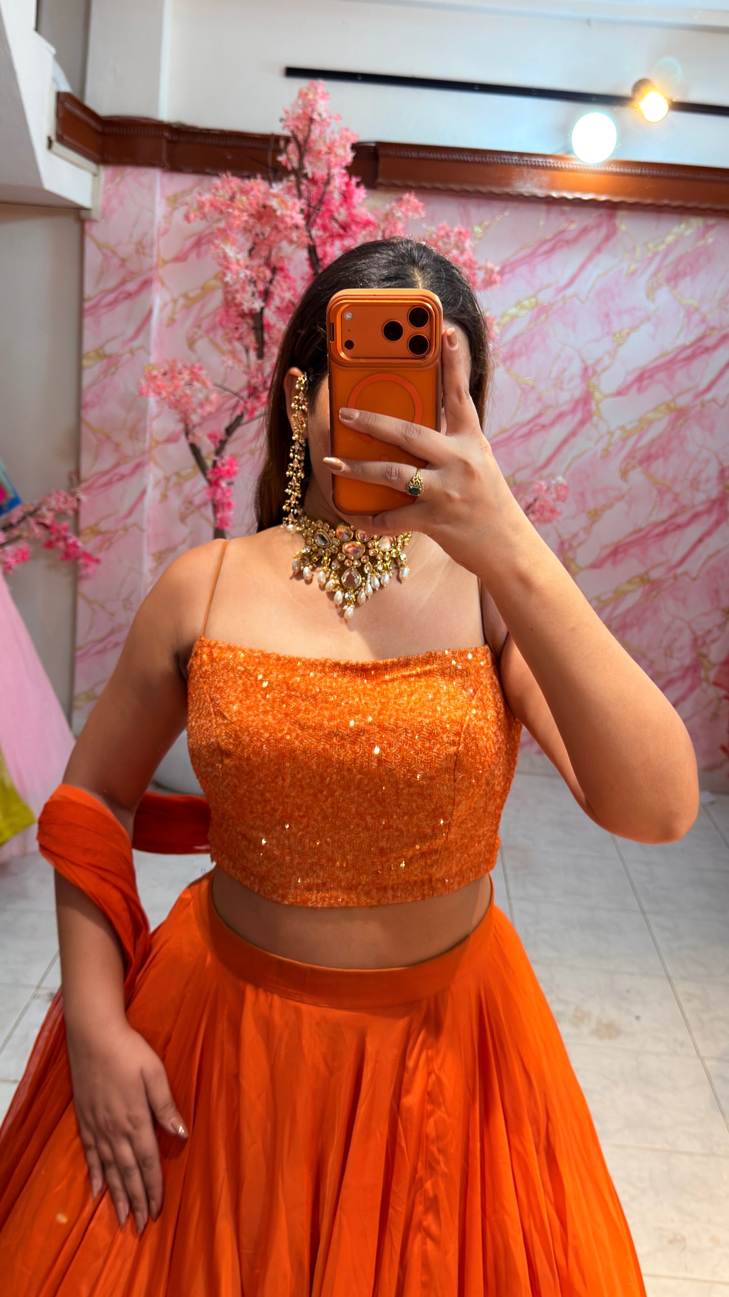 Embellished wedding lehenga 4083