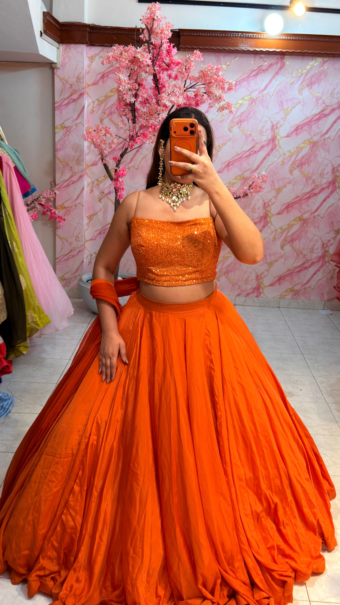 Embellished wedding lehenga 4083
