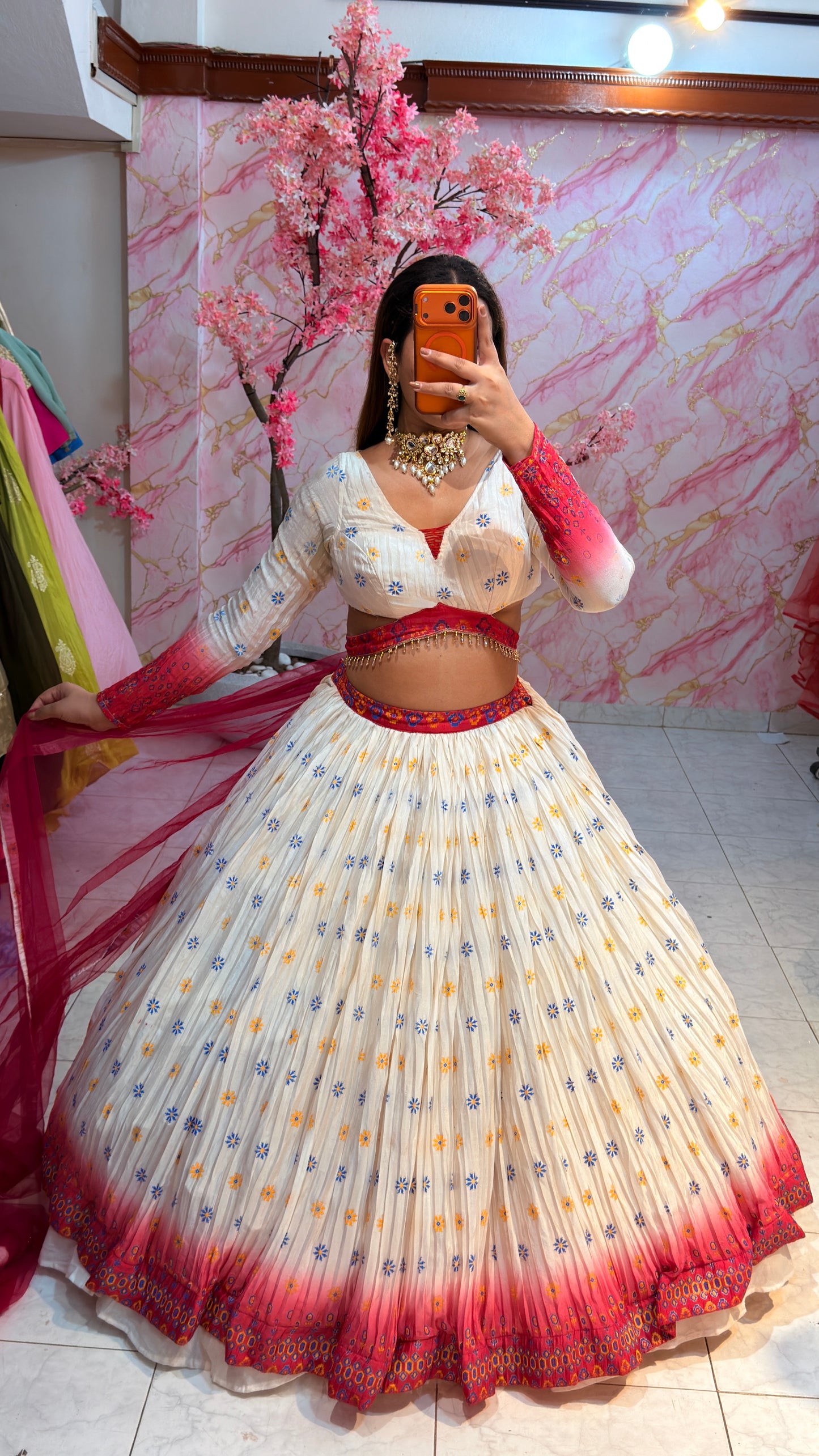 Embellished wedding lehenga 4082