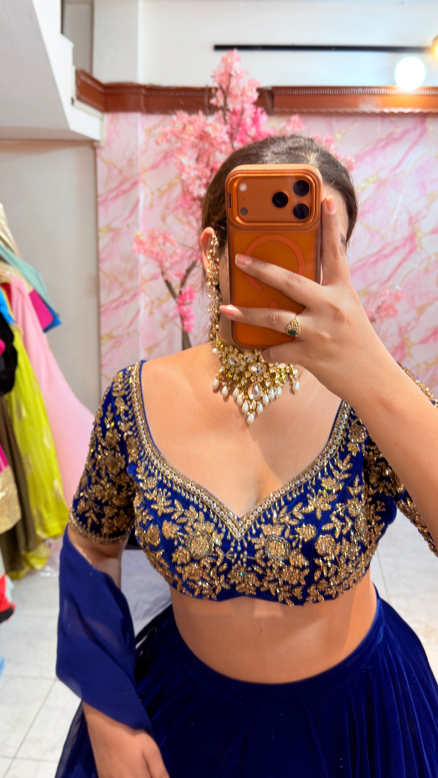 Embellished wedding lehenga 4062