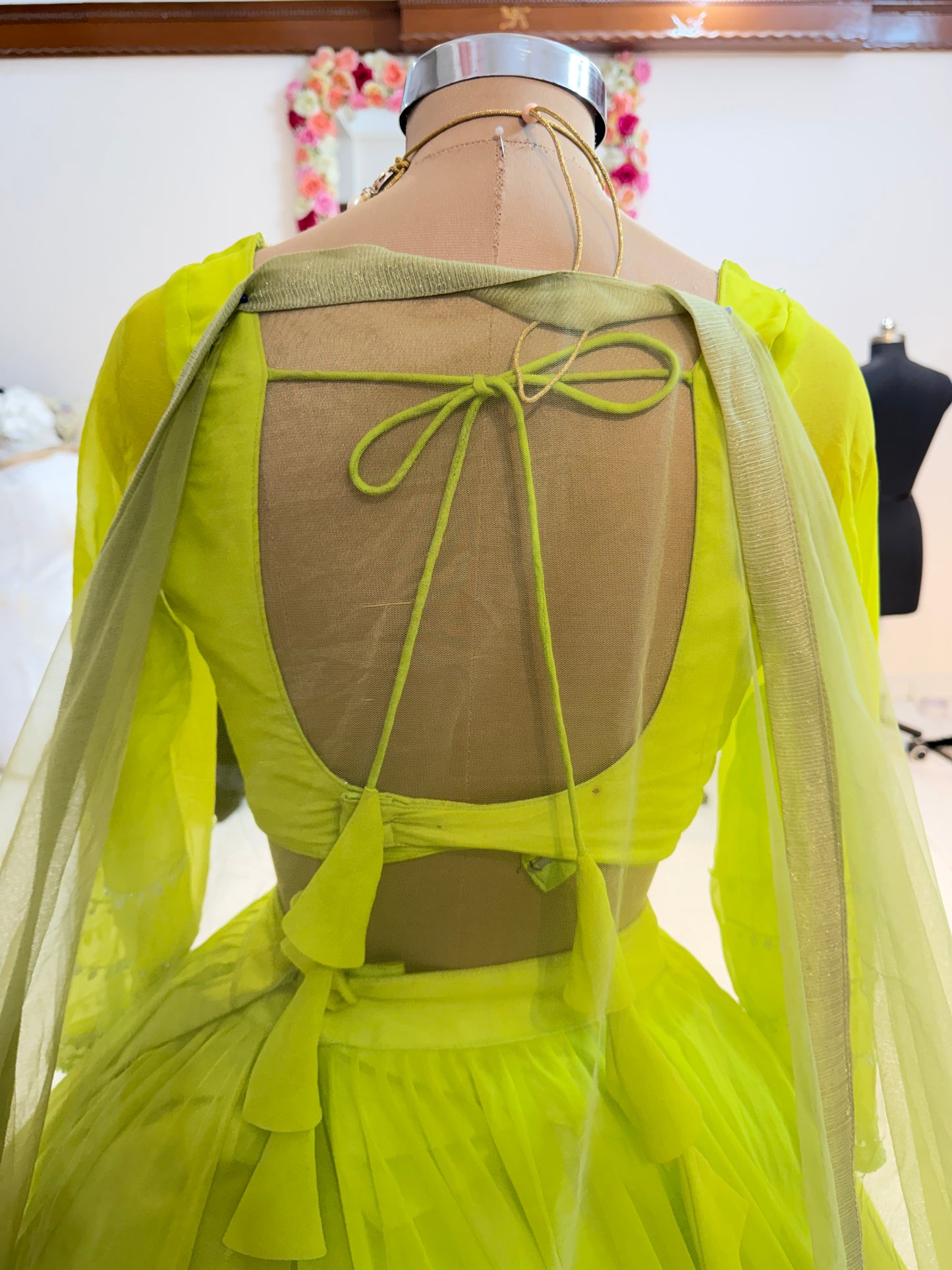 Embellished wedding lehenga 4103