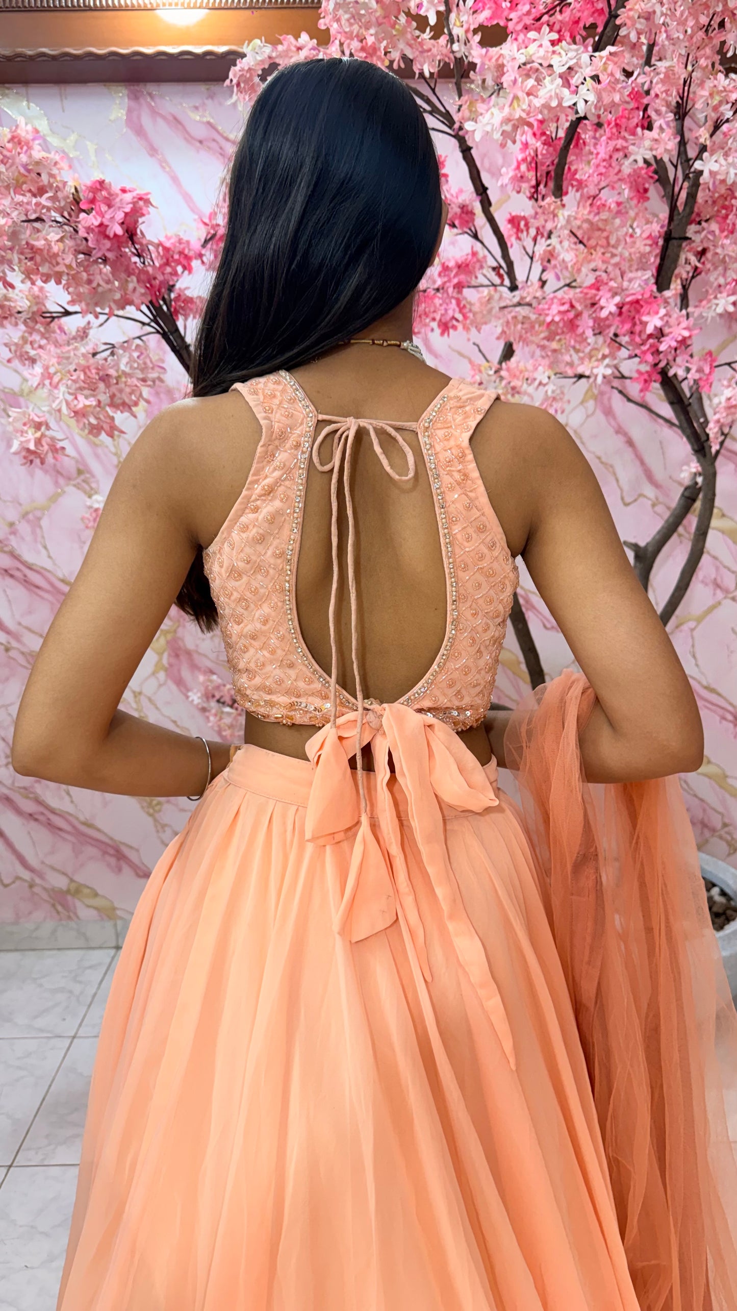 Embellished wedding lehenga 4035