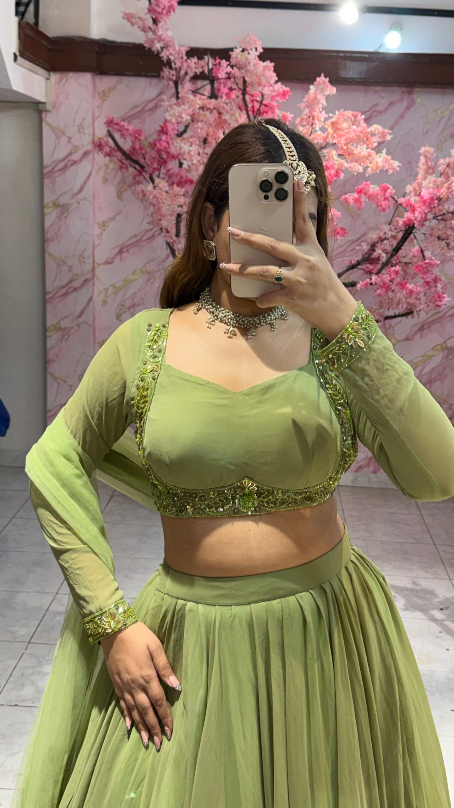 Beautiful flairy lehenga 424